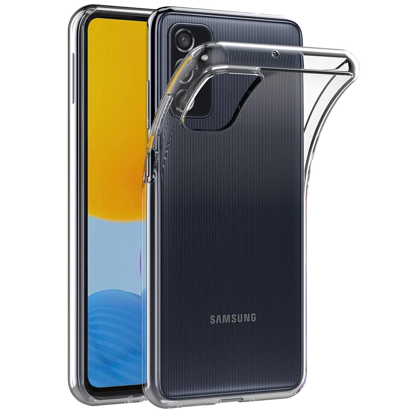 CoolGadget Handyhülle Transparent Ultra Slim Case für Samsung Galaxy M52 5G 6,7 Zoll, Silikon Hülle Dünne Schutzhülle für Samsung M52 5G Hülle
