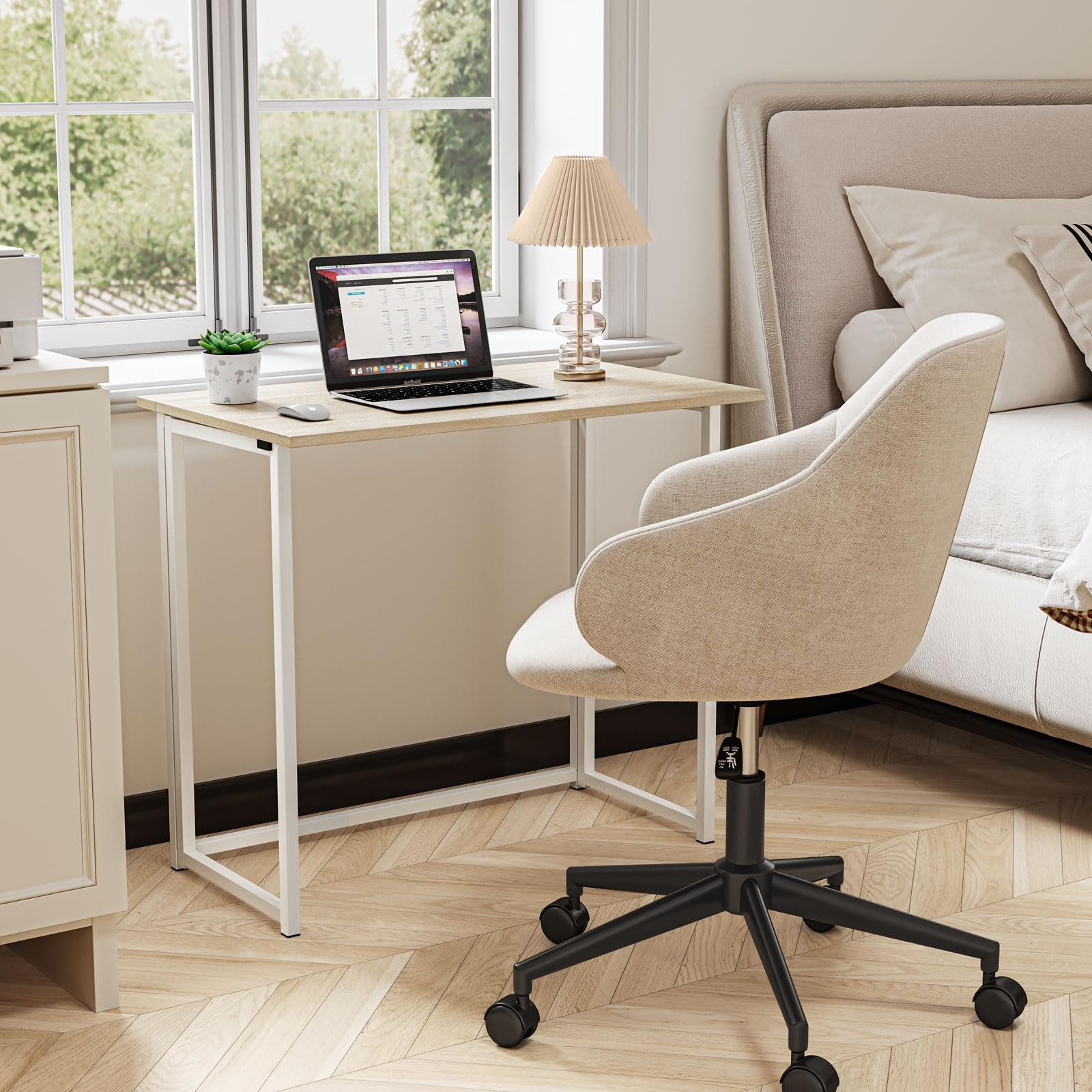 NAIMP Schreibtisch faltbar Computertisch Klapptisch Arbeitstisch Bürotisch günstig online kaufen