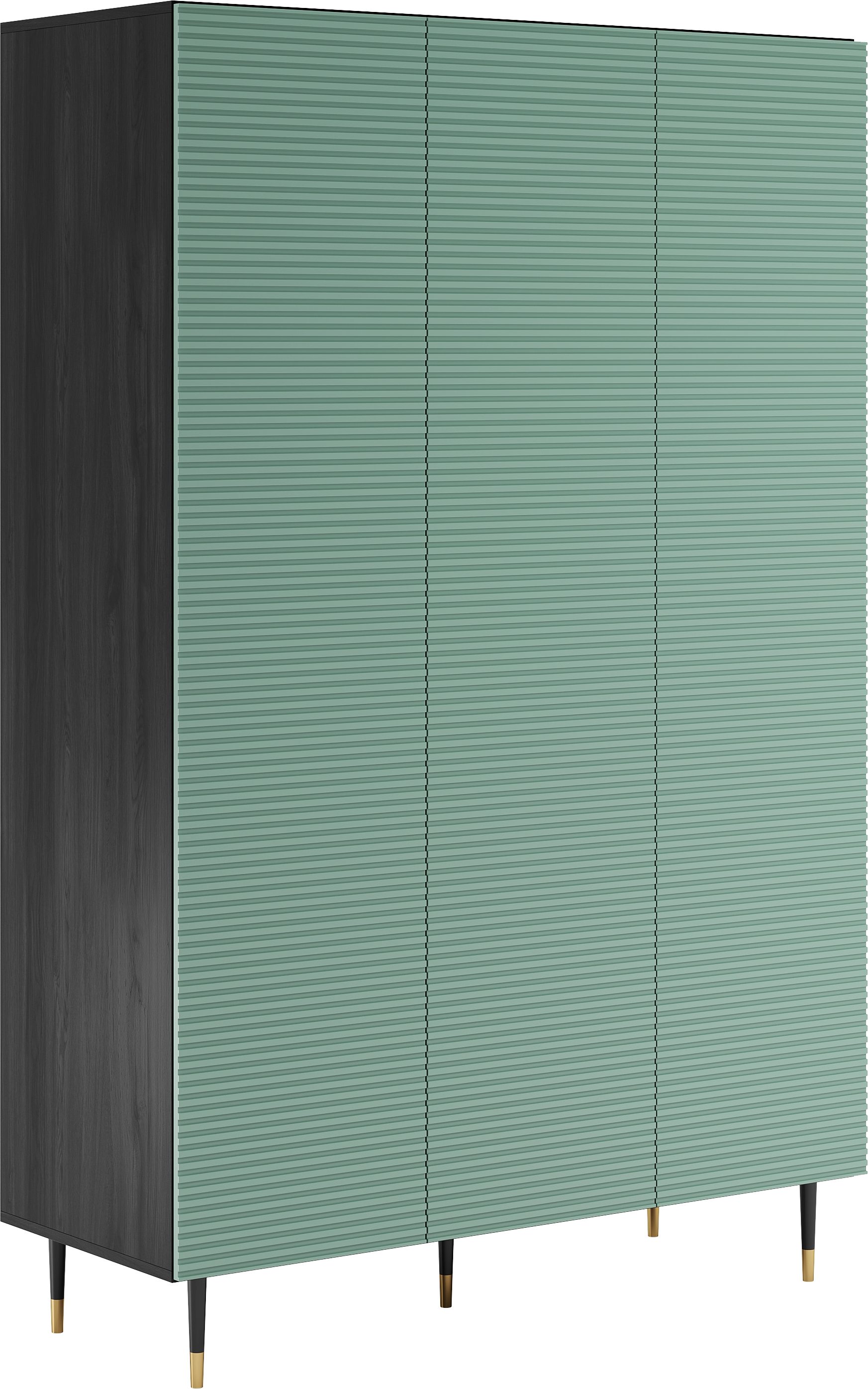 MOEBLO Drehtürenschrank Schrank Wisteria (Lowboard Fernsehtisch TV Bank TV Tisch Fernseher Tisch TV Möbel)