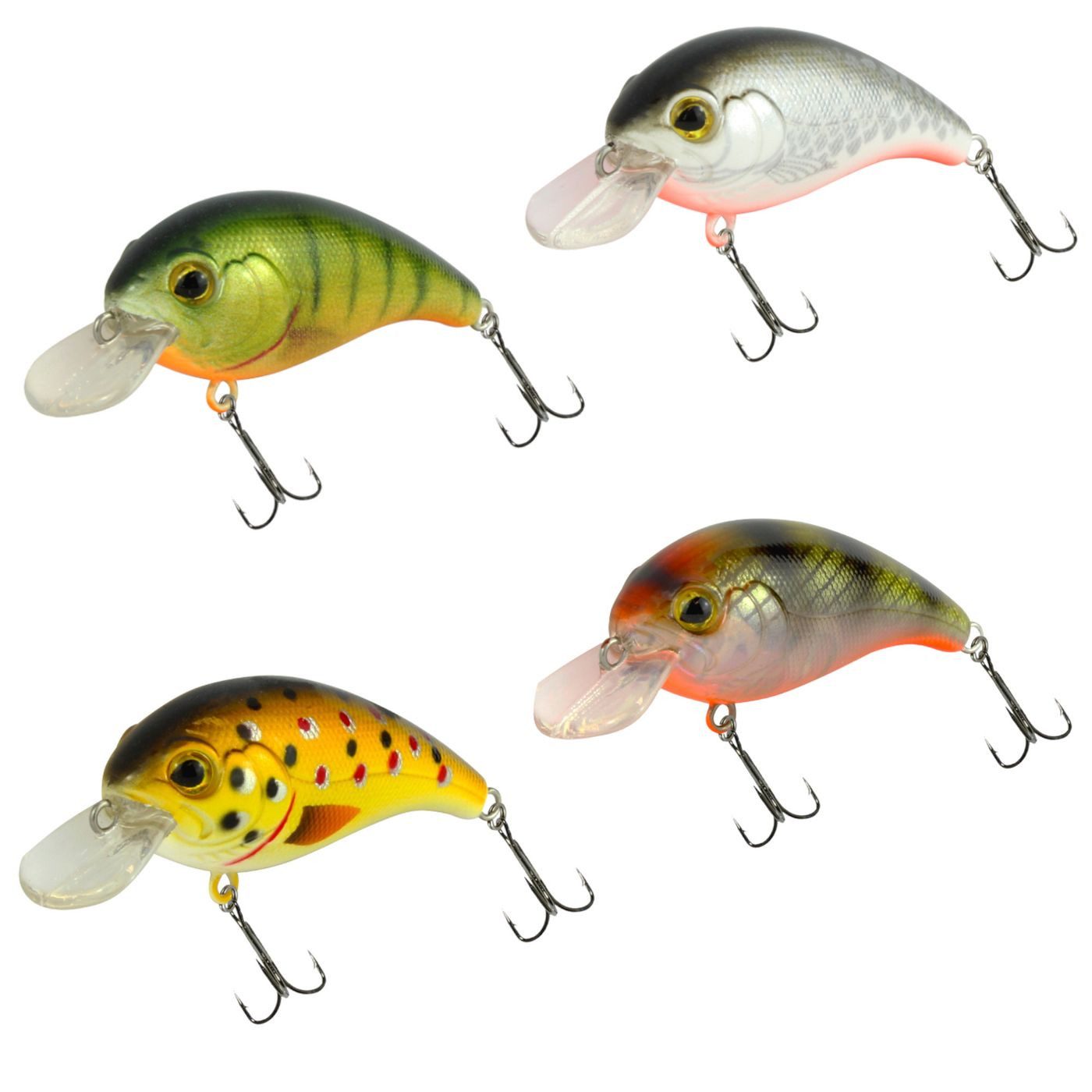 Kunstköder 4 Seika Pro Wobbler Osaka 4,5cm 5g - Kunstköder Set