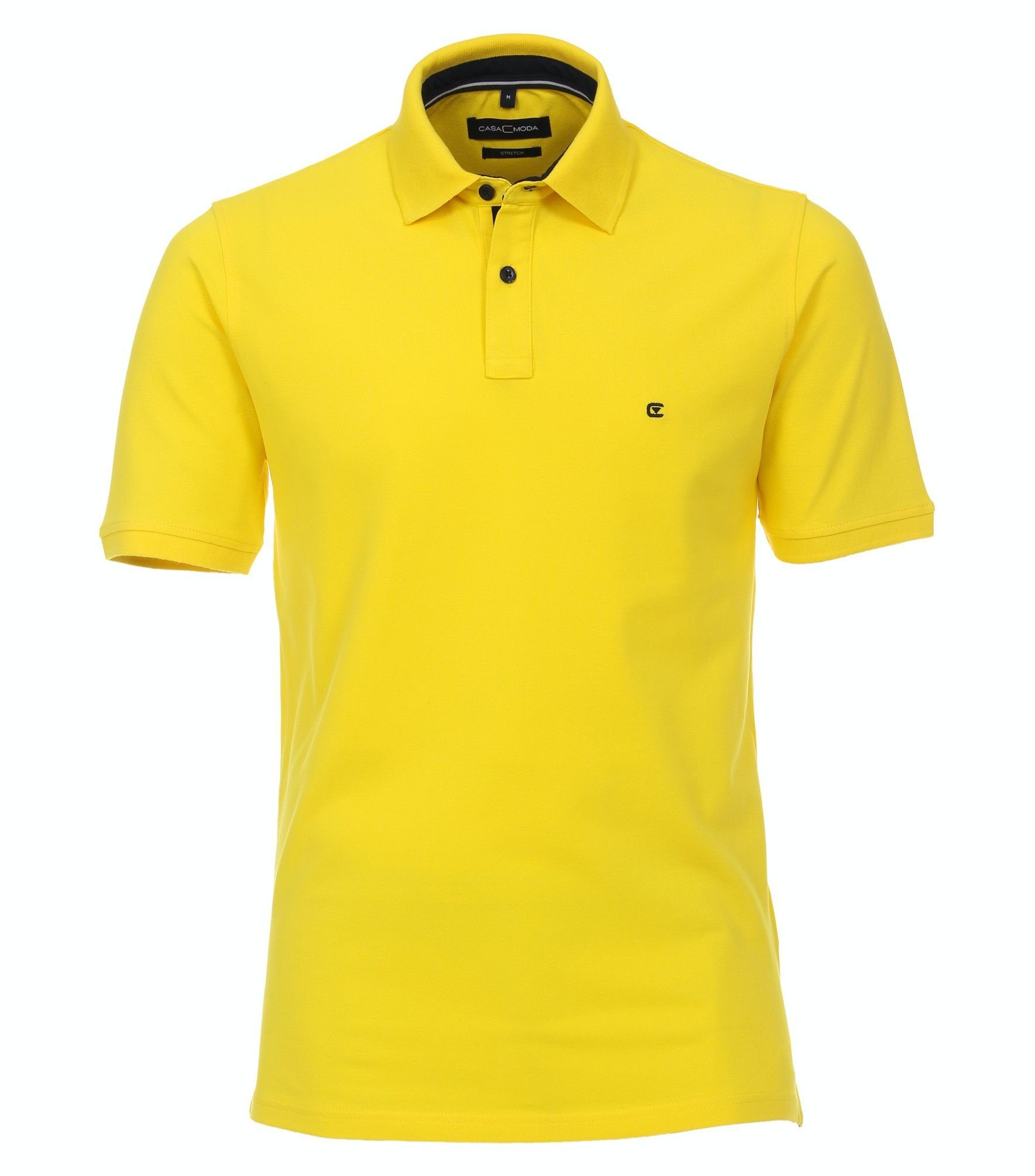 (537) CASAMODA gelb Poloshirt Polo-Shirt Poloshirt unifarben