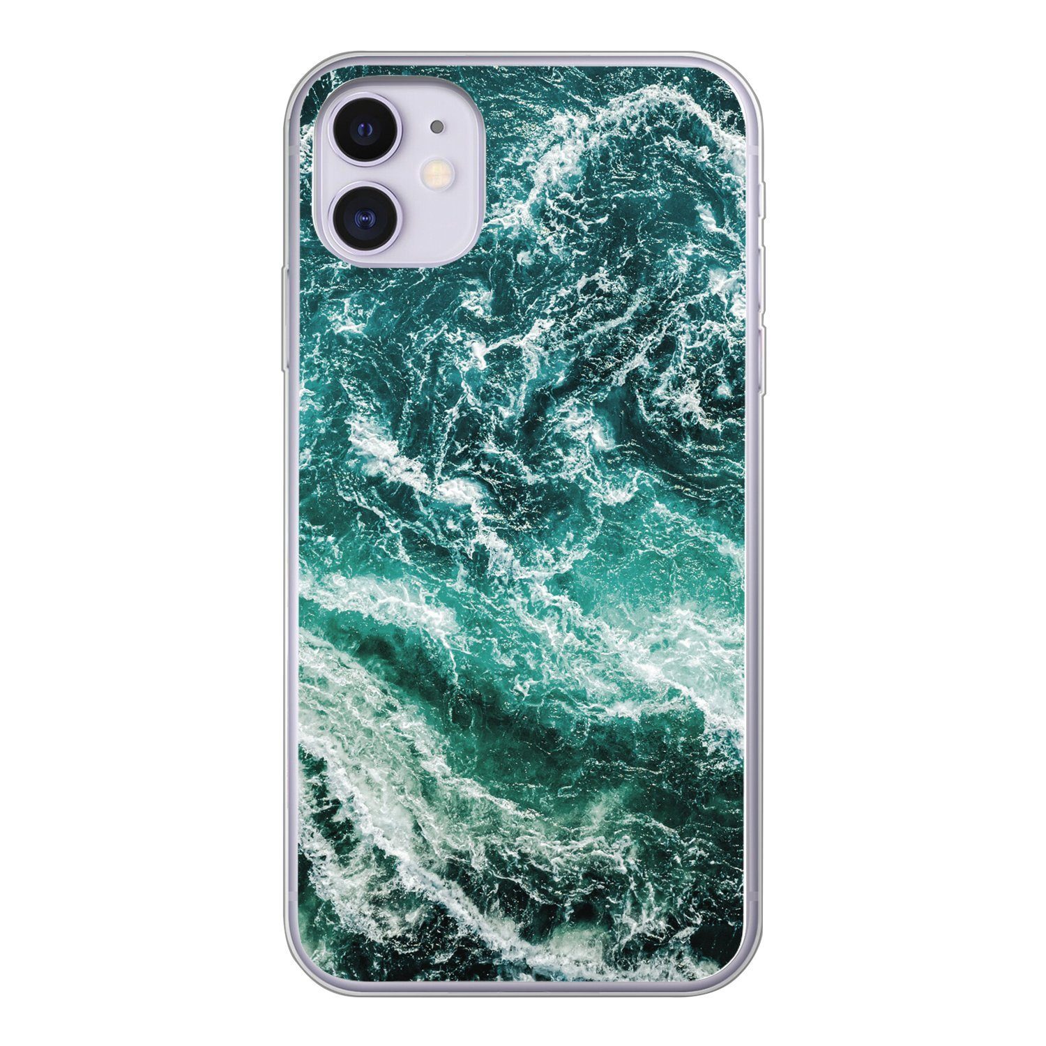 MuchoWow Handyhülle für Apple iPhone 11 Marmor - Gemustert - Natursteine, Smartphone-Bumper, Print, Handy Schutzhülle Dünn