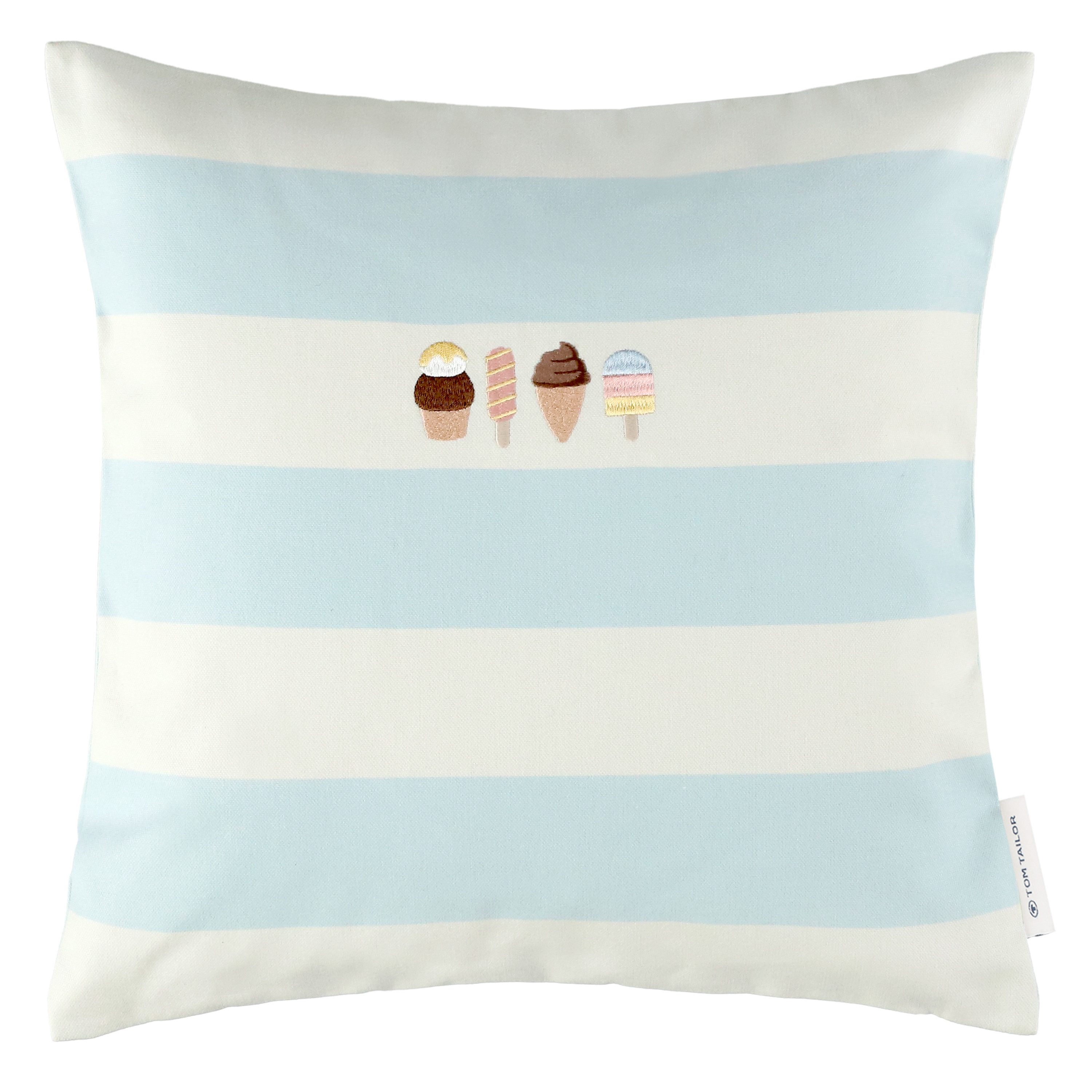 TOM TAILOR HOME Kissenbezug Ice, (1 Stück), maritimes Dessin