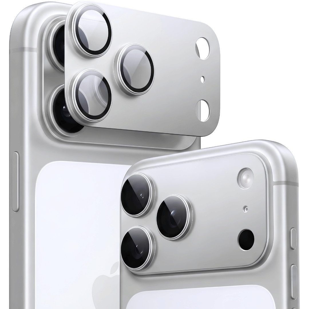 SmartUP Kameraschutzglas für Apple iPhone 18 Pro Titan Metall Kamera Linse Panzerfolie Glas für Apple iPhone 18 Pro, 1 Stück, Rundumschutz, passgenaue Verarbeitung