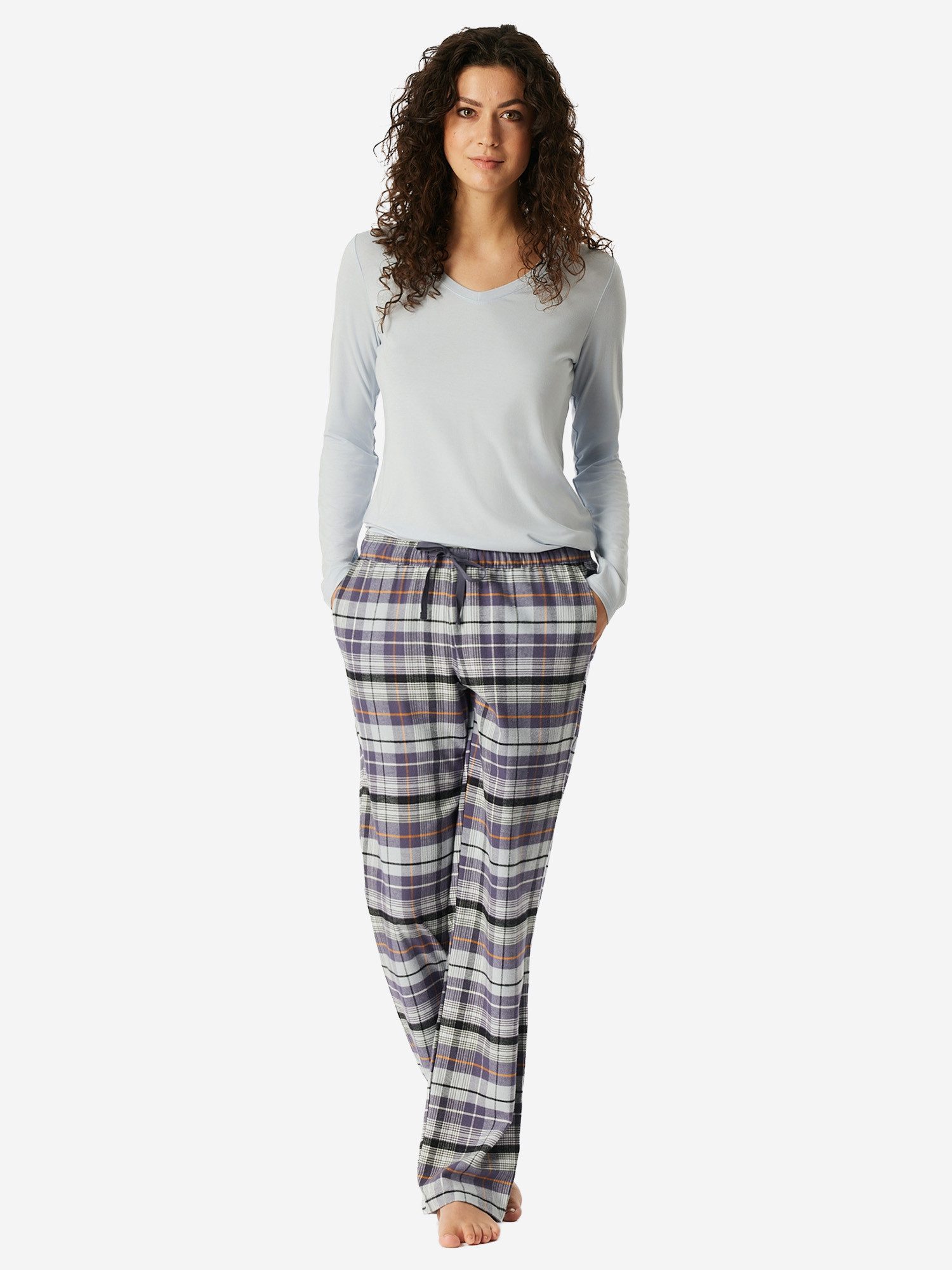 Schiesser Pyjamahose Mix & Relax schlaf-hose pyjama schlafmode günstig online kaufen