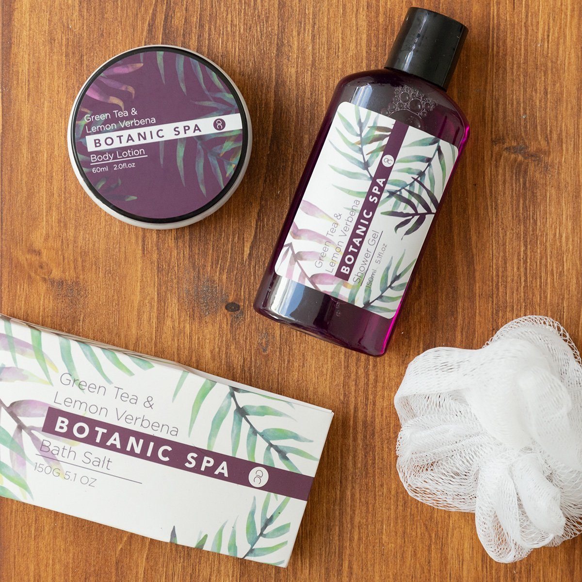 ACCENTRA Pflege-Geschenkset "Botanic Spa" bereits als Geschenkset verpackt Seegras, aus im dekorativen Geschenk Bade- Korb