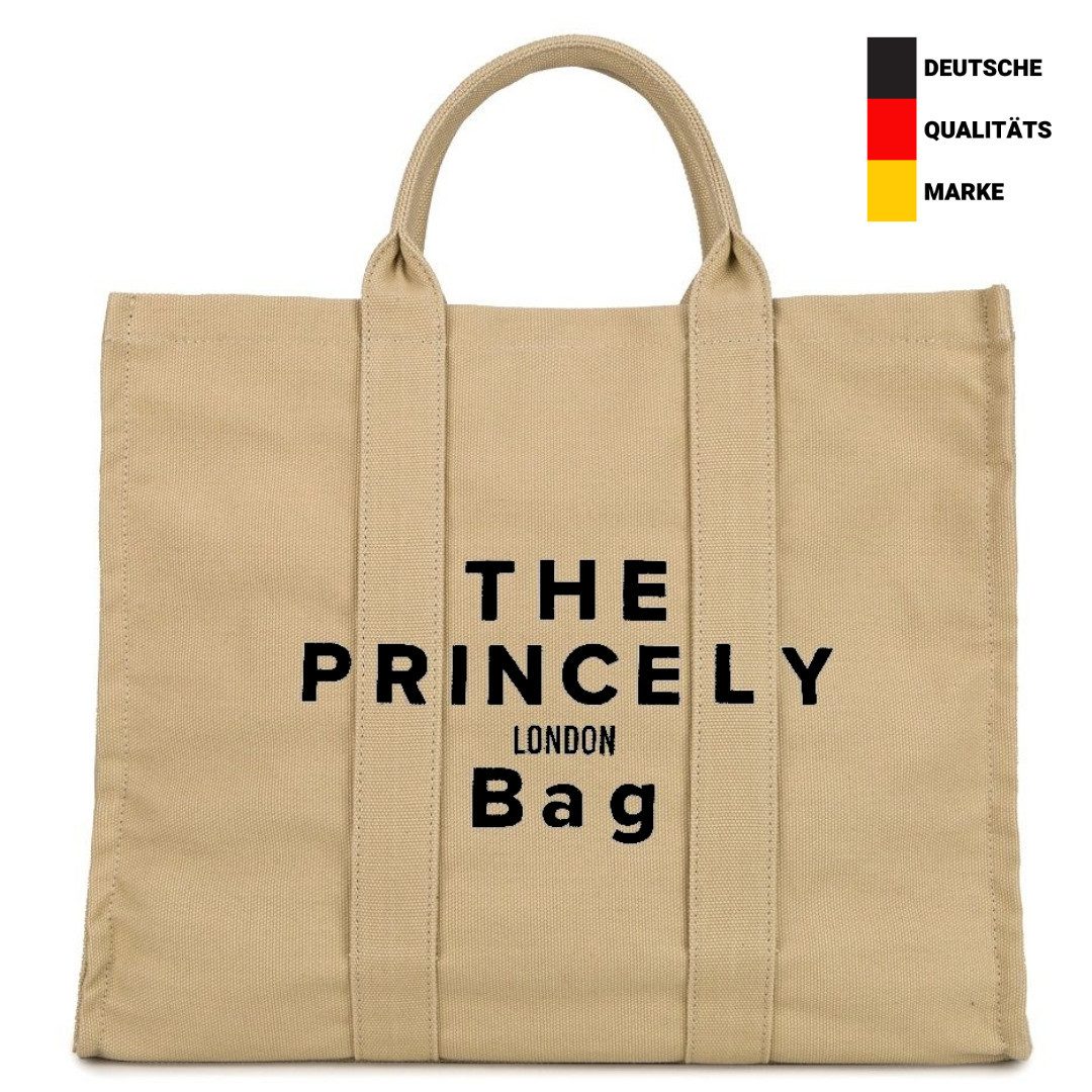Princely London Shopper The PL Bag Large - Stylische Baumwolltasche