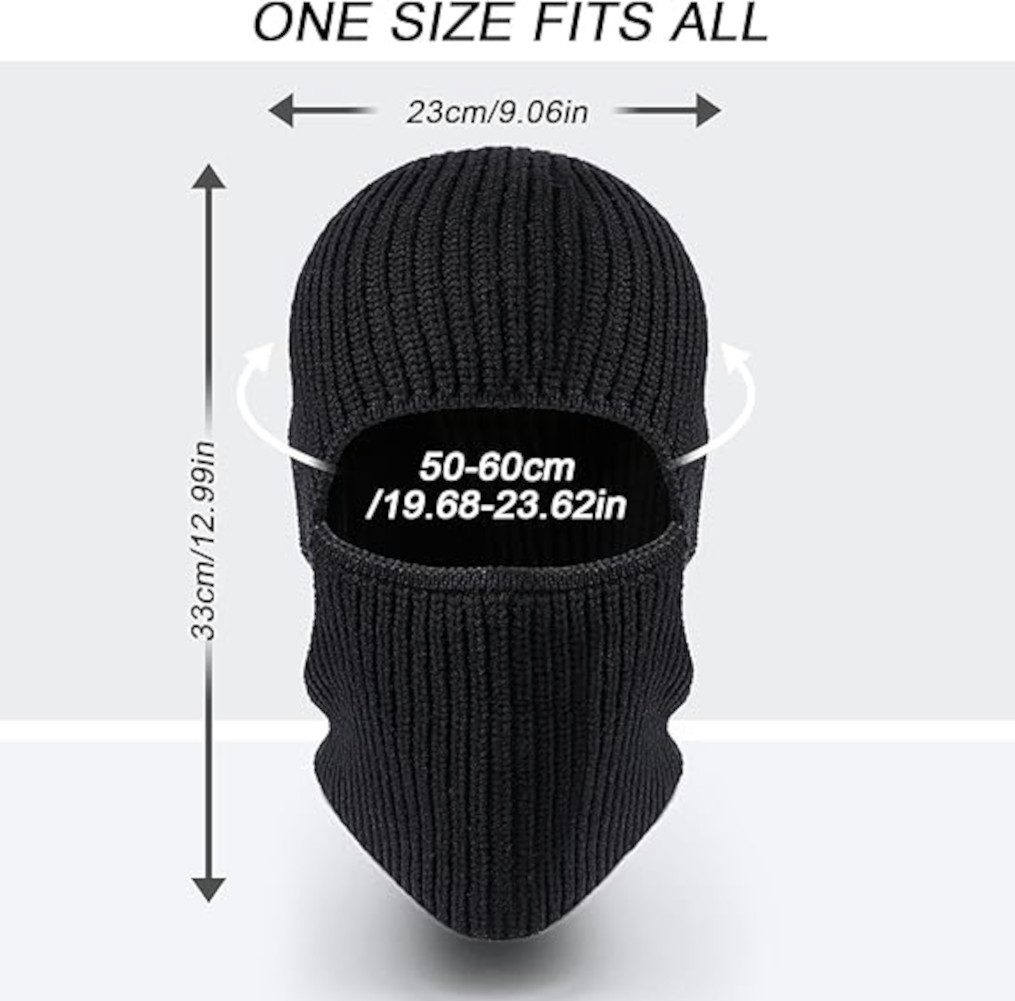 UE Stock Skimütze 2er-Pack Unisex Gestrickte Skimaske Gesichtsmaske Sturmha günstig online kaufen