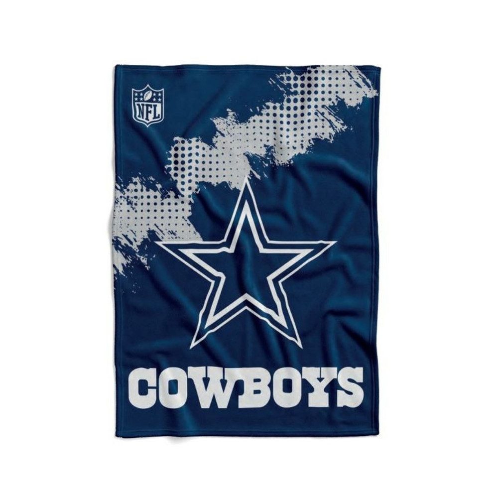 Dallas Cowboys Tagesdecke Dallas Cowboys Flannel Decke /Throw "CORNER"