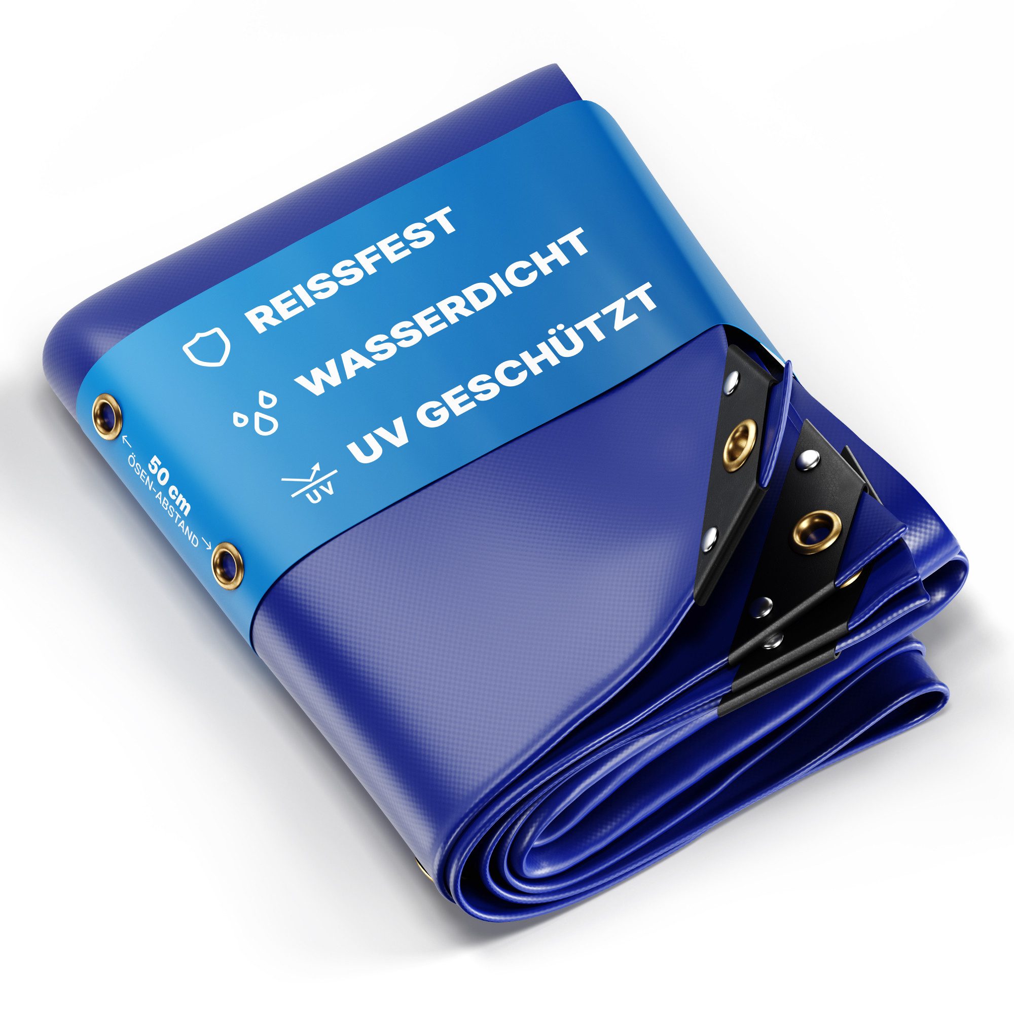 NEMAXX Schutzplane NEMAXX® Abdeckplane 300x600 cm – Wasserdicht, 650 g/m², Blau, NEMAXX® Abdeckplane 300x600 cm – Wasserdicht, 650 g/m², Blau