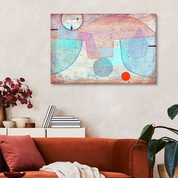 Posterlounge Leinwandbild Paul Klee, Sonnenuntergang, Malerei