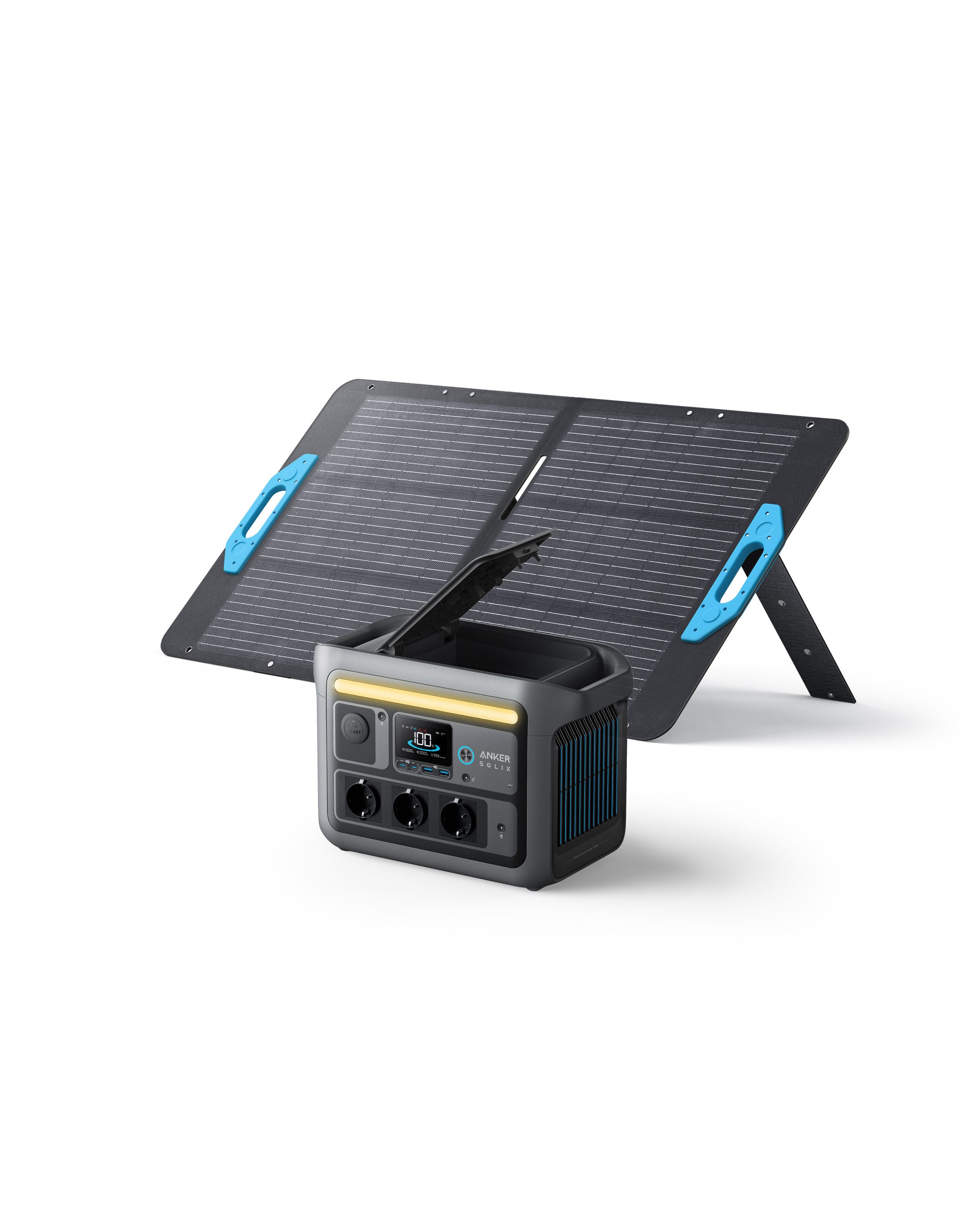 Anker Stromerzeuger Anker SOLIX C800 Powerstation, 1200W Solargenerator, 768Wh Аккумуляторы, (1-tlg)