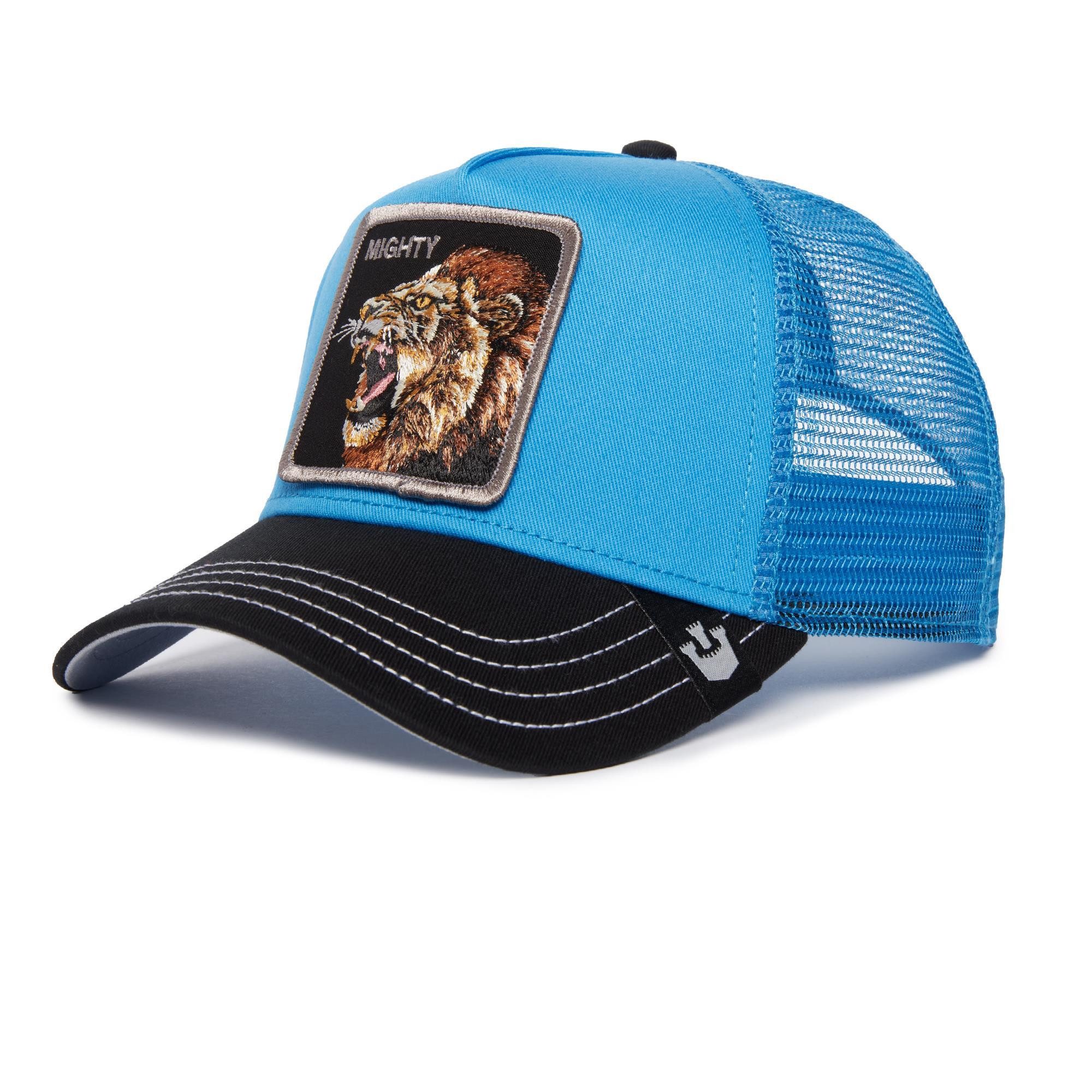Trucker Cap Goorin Bros. The Mighty Lion Fab Farm Trucker Cap Blue