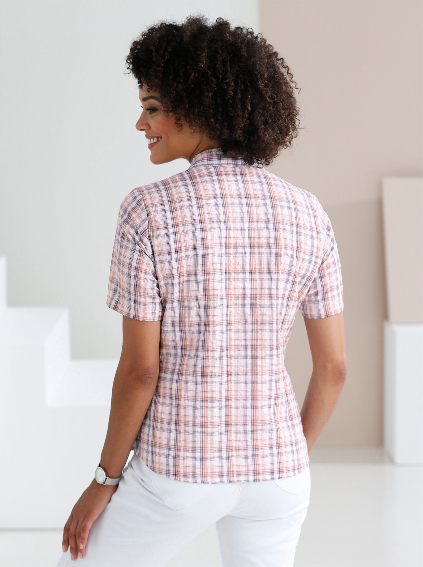 Sieh an! Klassische Bluse Baumwollbluse . günstig online kaufen