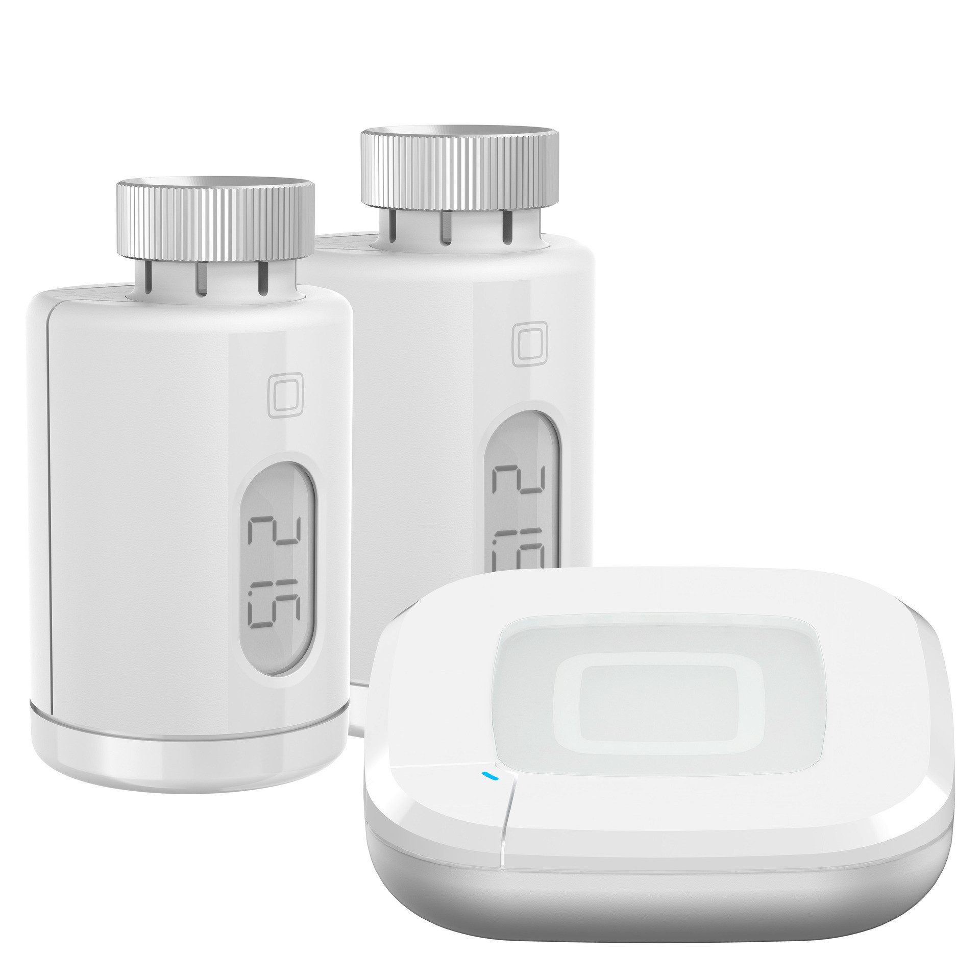 Homematic IP Heizkörperthermostat Starter Set Heizen-pure, (Set, 2x Heizkörperthermostat - pure, 1, Access Point 2)