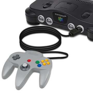 kwmobile 2x Verlängerungskabel für Nintendo 64 Controller Gaming-Adapter, 180 cm lang - Nintendo 64 Controller Kabel