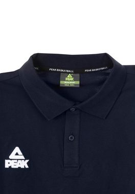 PEAK Poloshirt Classics mit kleinem Markenlogo auf der Brust