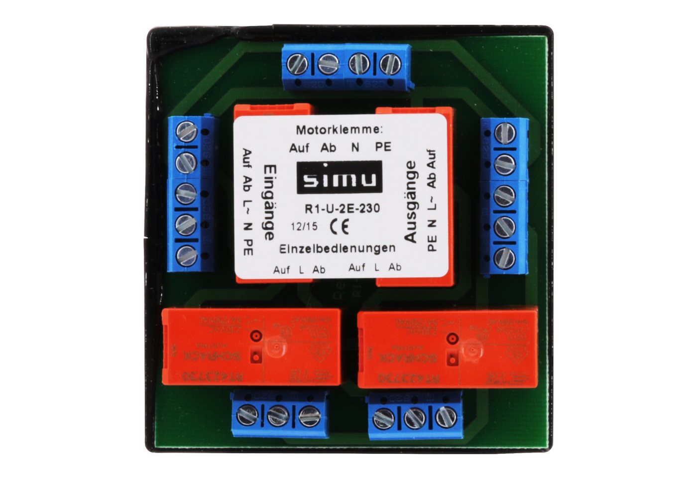 Thumbnail - Nobily Rollladen-Trennrelais Systemrelais R1-U-2E-230 zur Ansteuerung von Rollladenmotoren