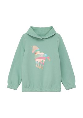 s.Oliver Sweatshirt Sweatshirt mit Schalkragen