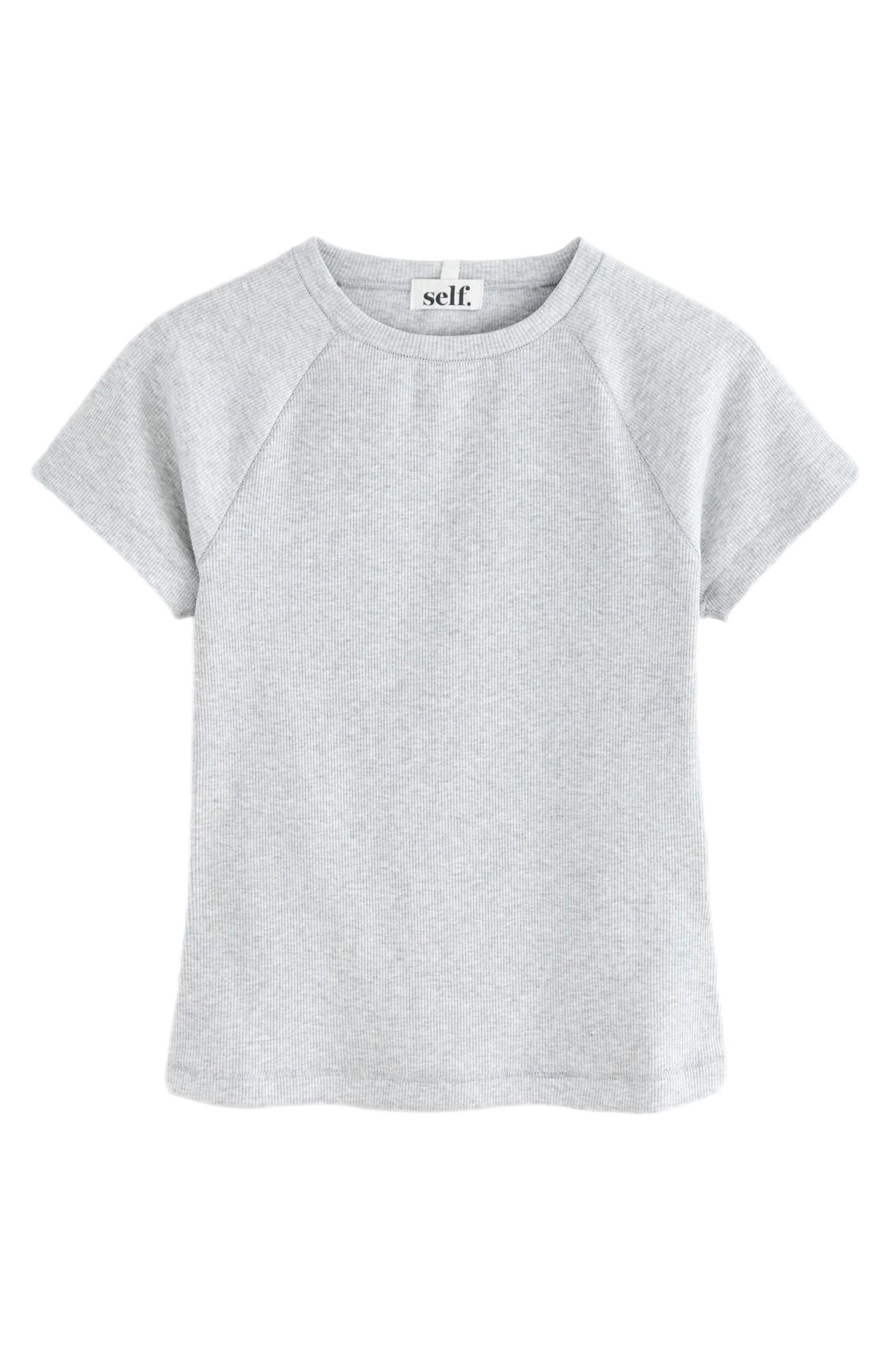self T-Shirt Self. Enges, geripptes T-Shirt günstig online kaufen