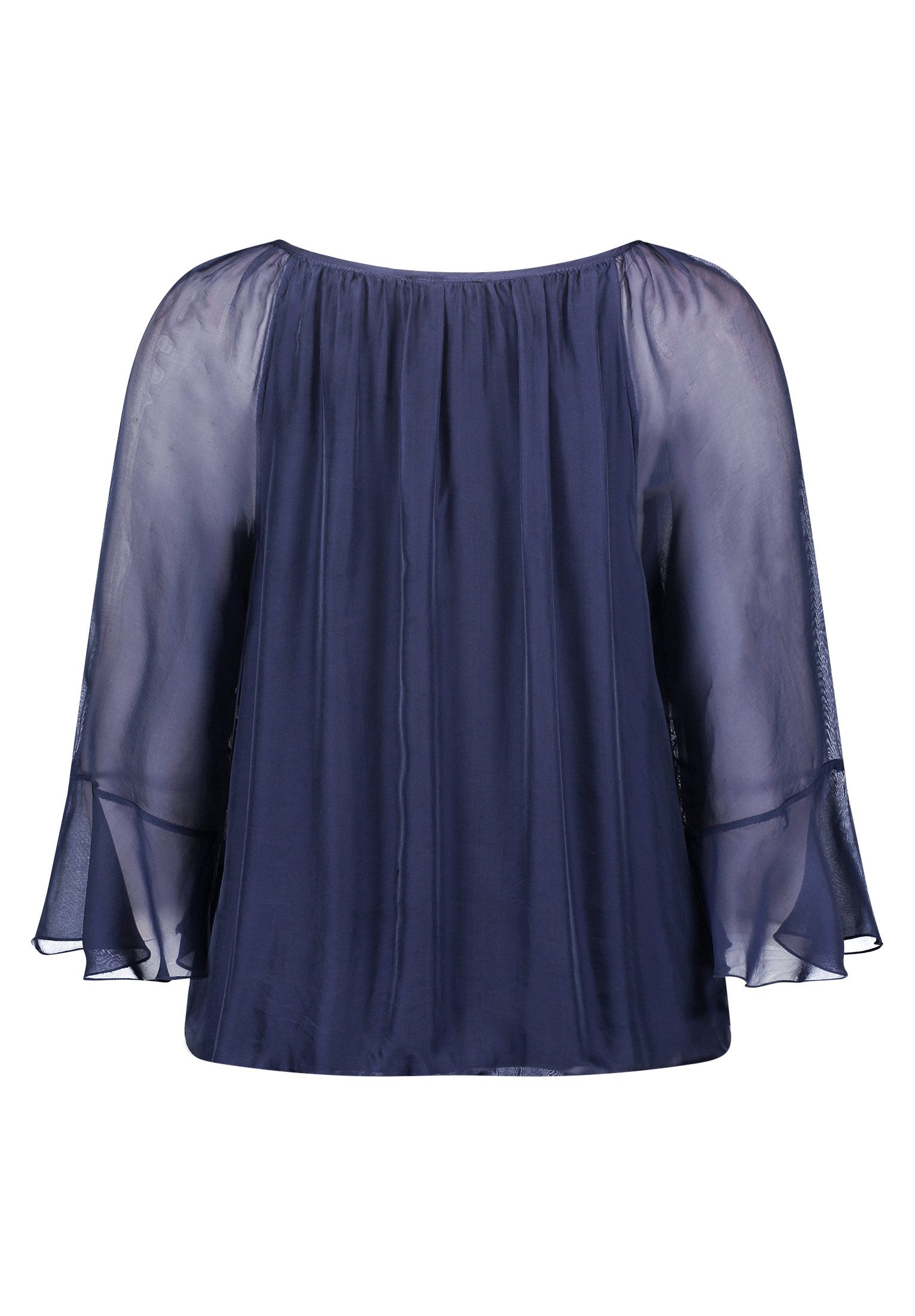 Cartoon Schlupfbluse Cartoon Casual-Bluse mit Spitze