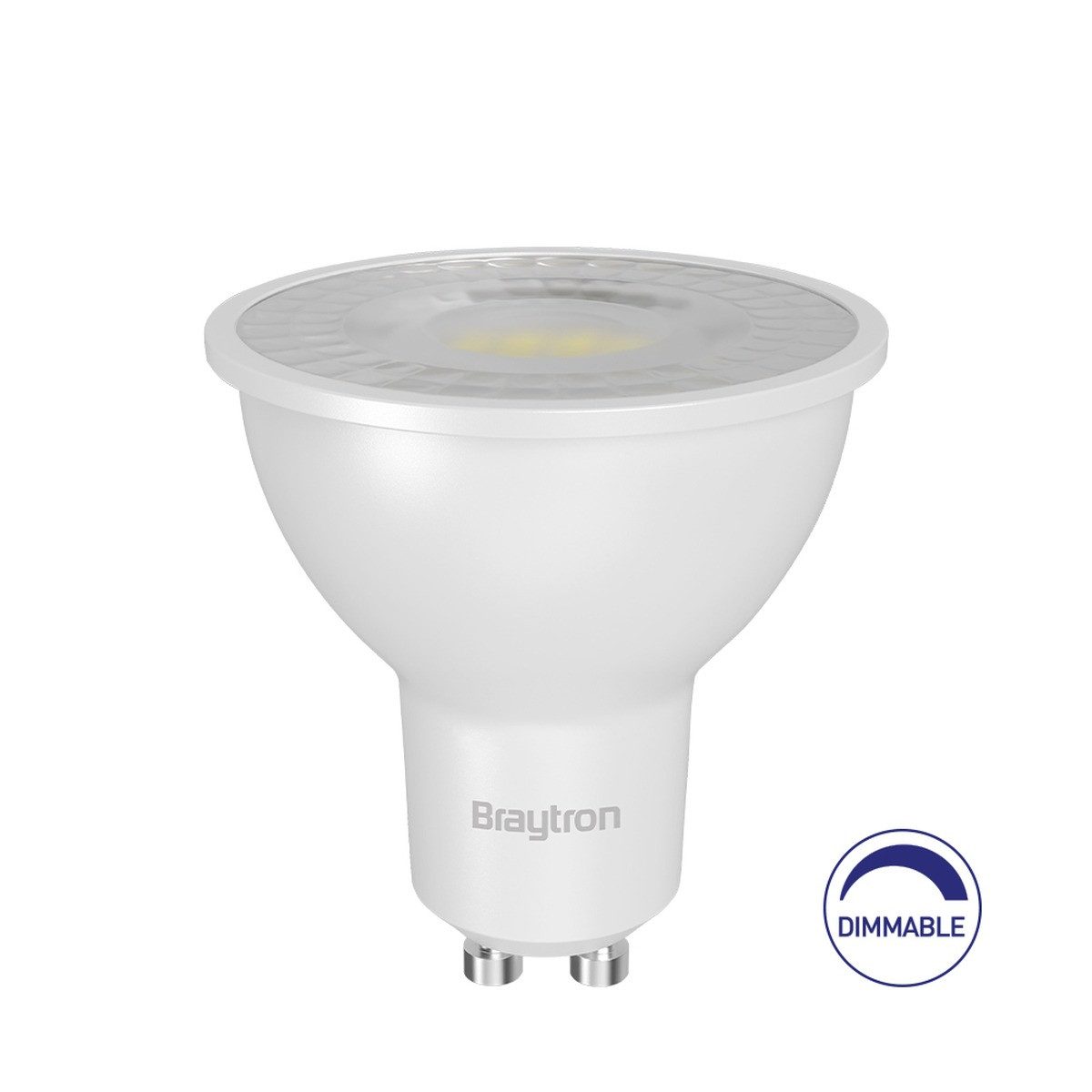 Braytron LED-Leuchtmittel 10 X LED GU10 Dimmbar 6W 530 lm Reflektor 38° Spot, GU10, Warmweiß, Energieeffizient, Flimmerfrei, Langlebig, Dimmbar, 10er Set