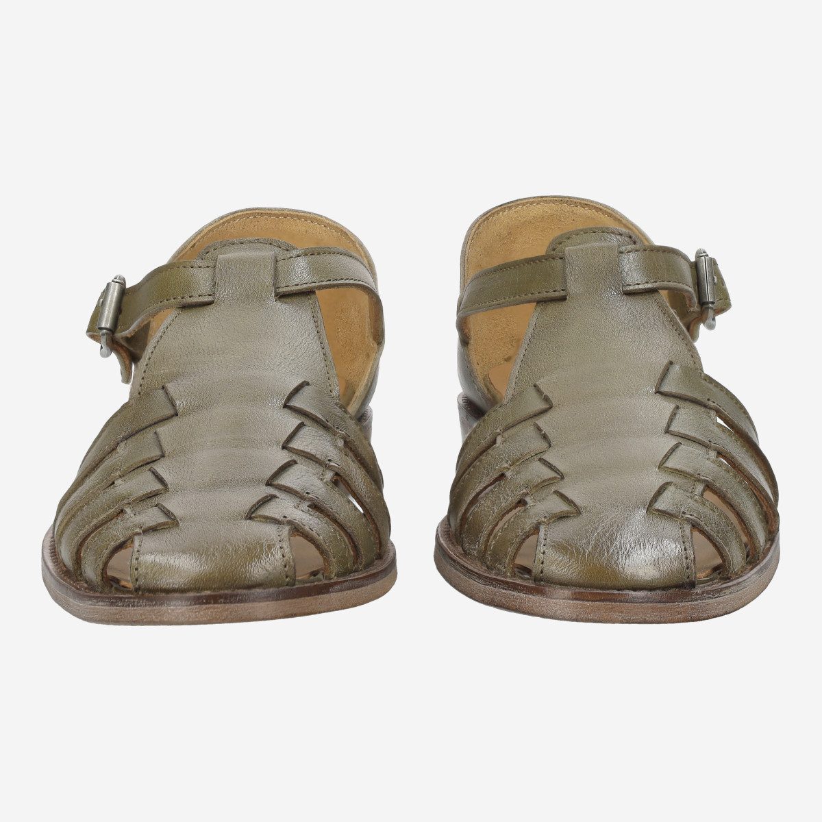 MOMA Moma 38603G-KU ARMY, Sandaletten, Grün, Damen Sandalette