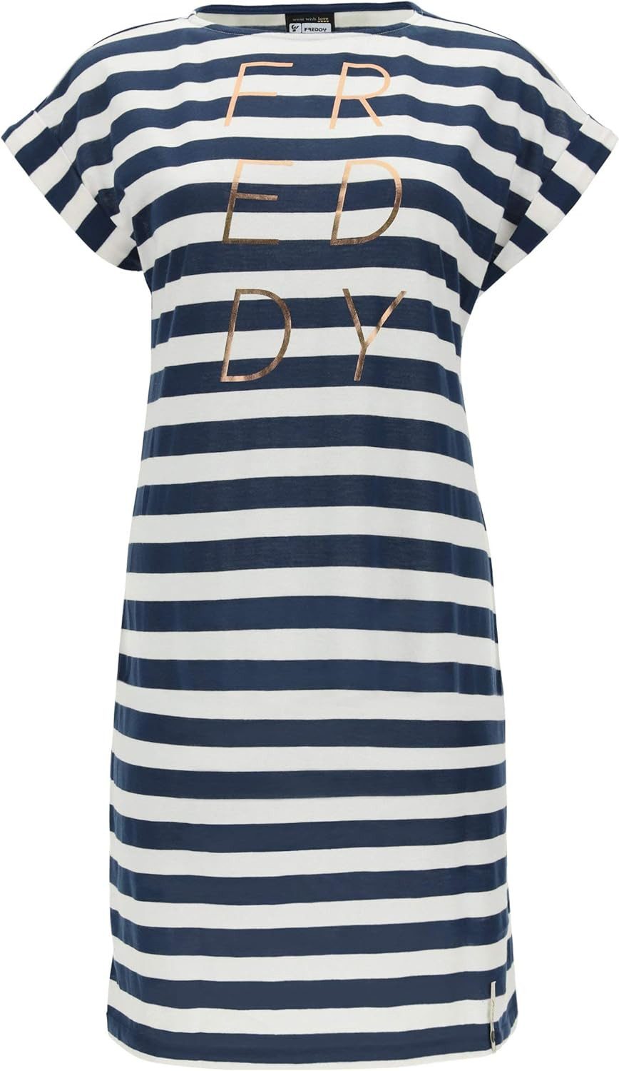 Sommerkleid Damen Jacquard Jersey-Kleid