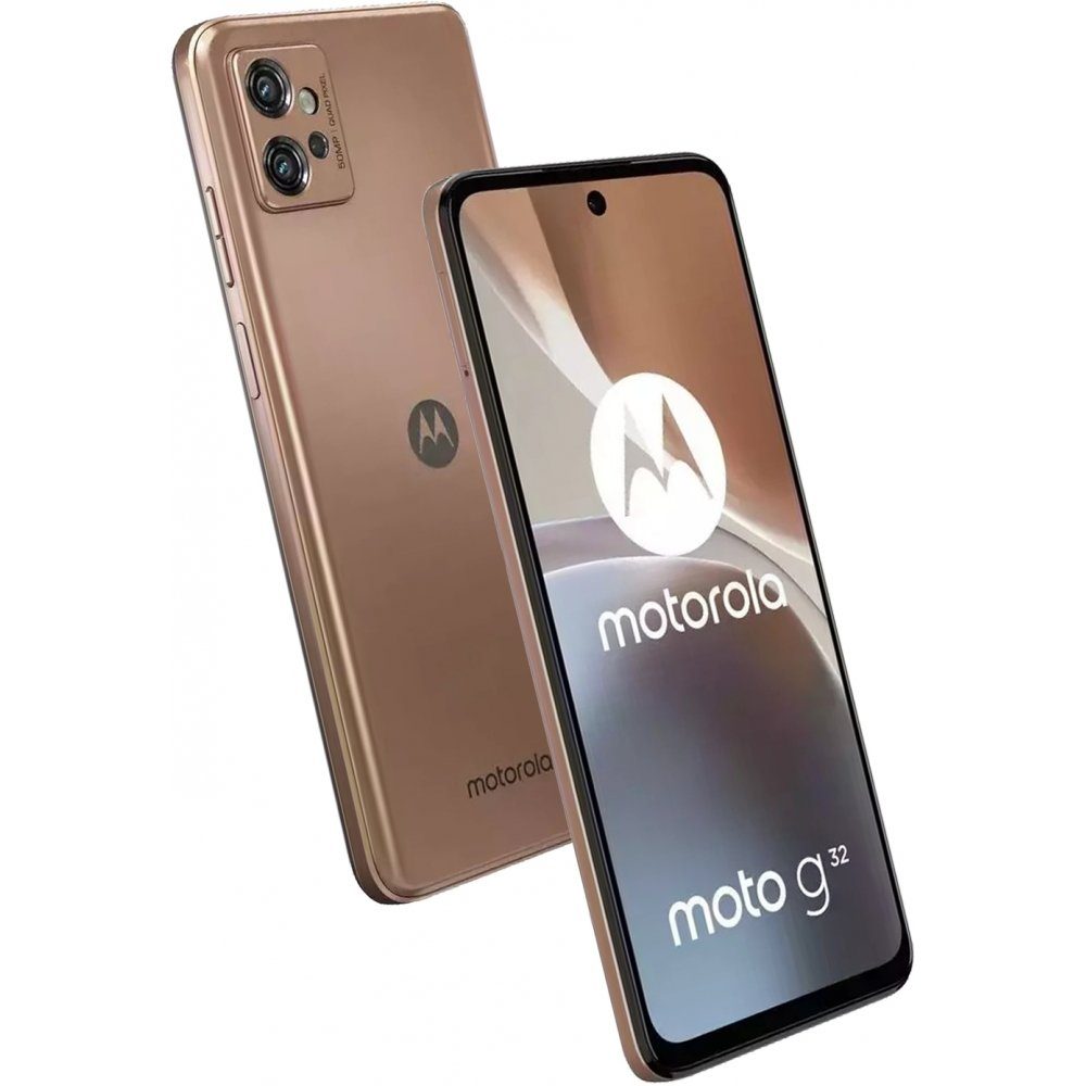 Motorola XT2235-2 Moto G32 128 GB / 6 GB - Smartphone - rose gold Smartphone (6,5 Zoll, 128 GB Speicherplatz)