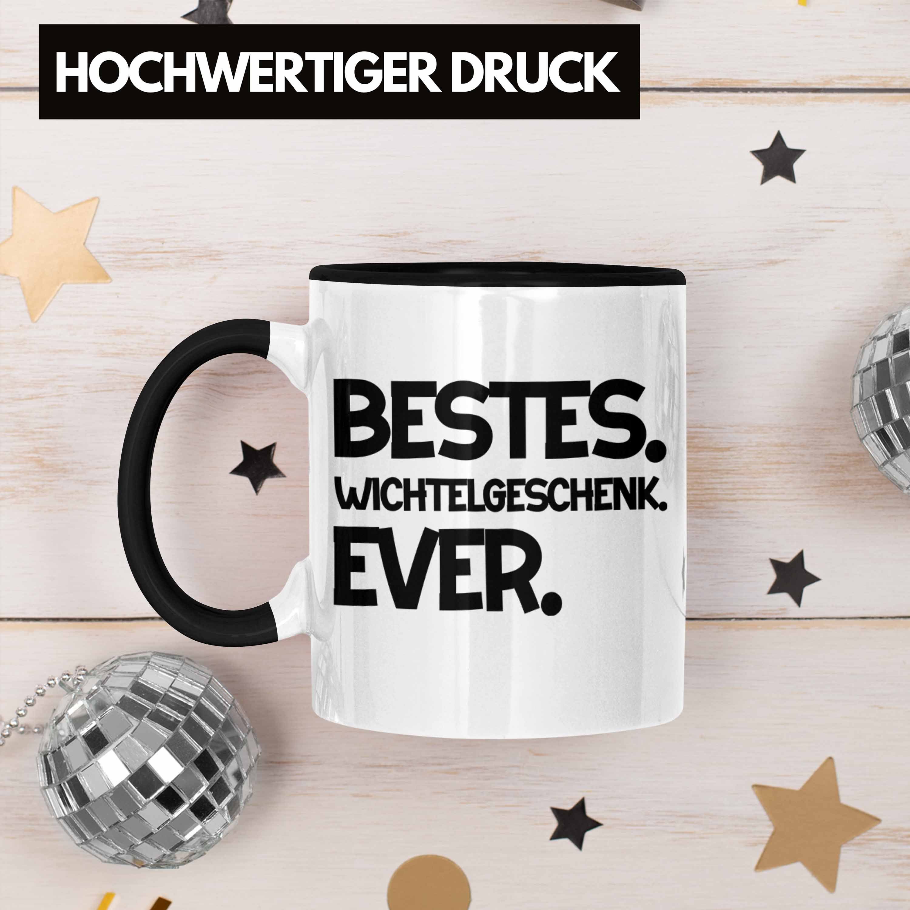 Wichteln Best Schwarz Kollegen Weihnachten Wichtelgeschenk Frauen für Trendation Tasse Geschenk