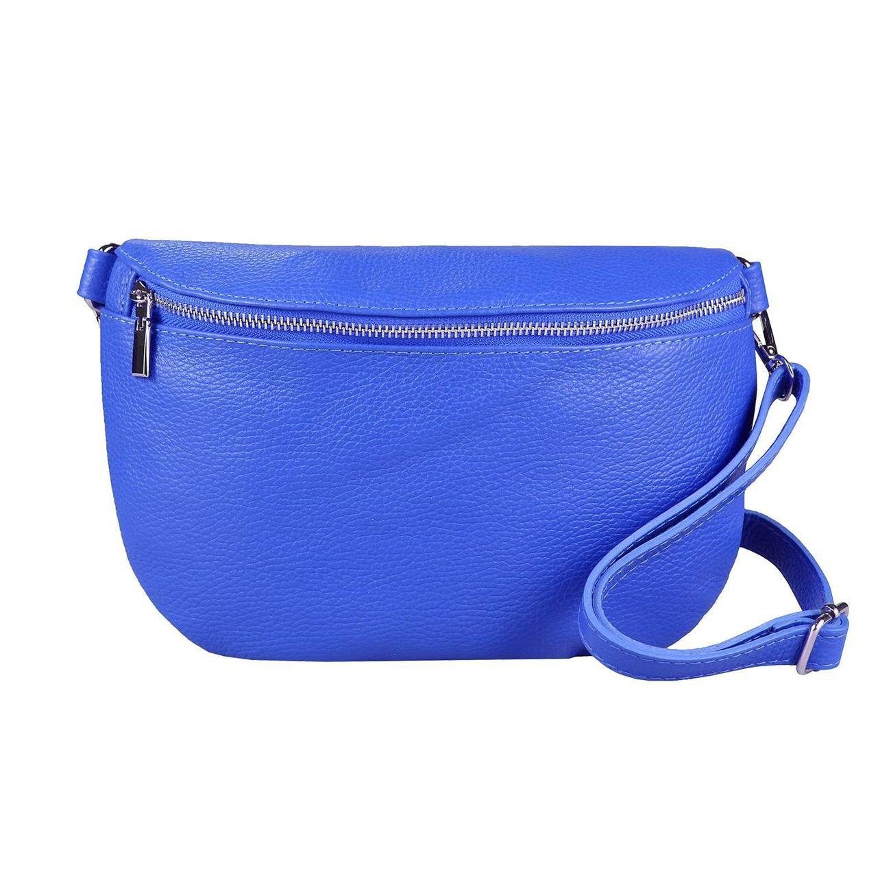 ITALYSHOP24 Bauchtasche Damen Leder Gürteltasche Hüfttasche CrossBody Handytasche, als Schultertasche, CrossOver, Umhängetasche tragbar