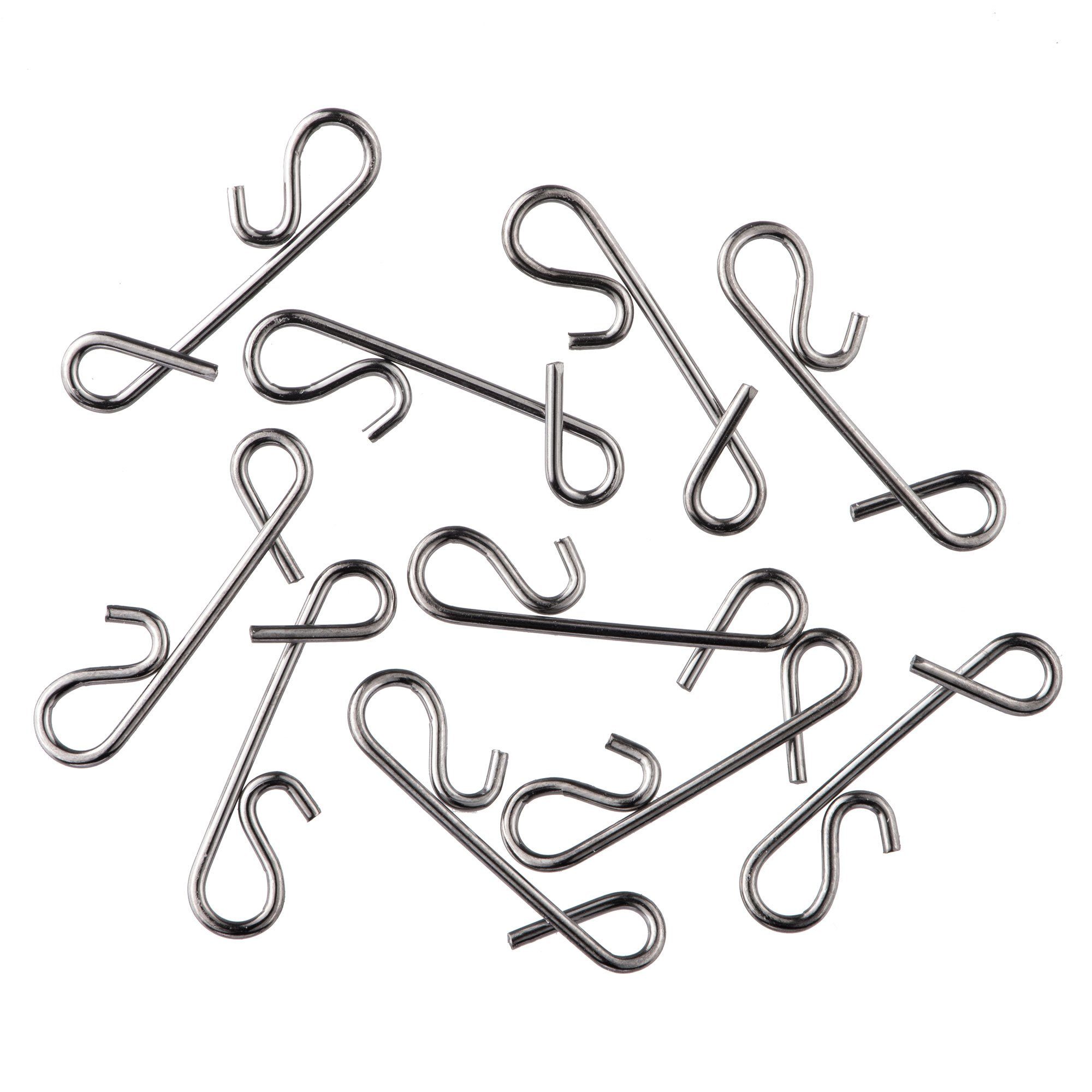 Zite Angelwirbel Knotenlos Verbinder Angelwirbel Größe M No Knot Set 30 Stück