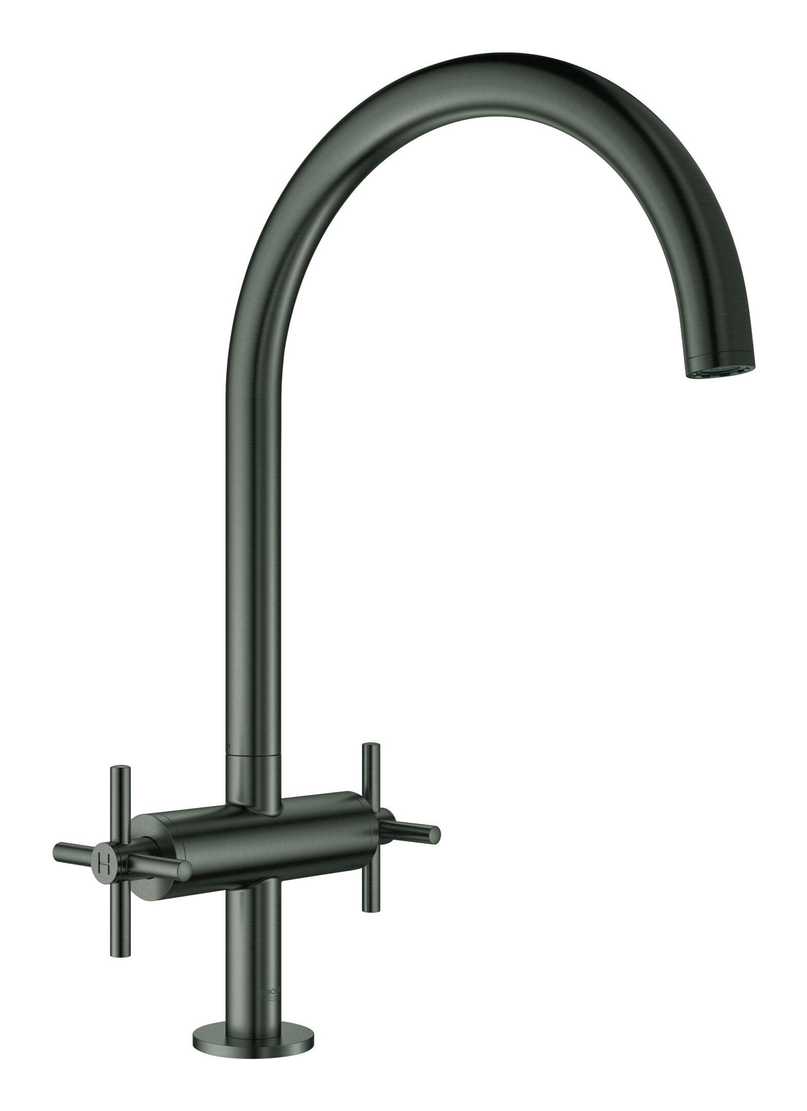 Grohe Küchenarmatur Atrio Zweigriff Spültischbatterie - Hard Graphite gebürstet