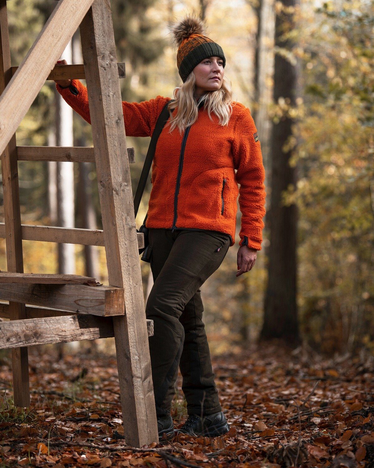 Parforce Ultimate Outdoorhose Damen Winterjagdhose Huntex Take-Off-Latz