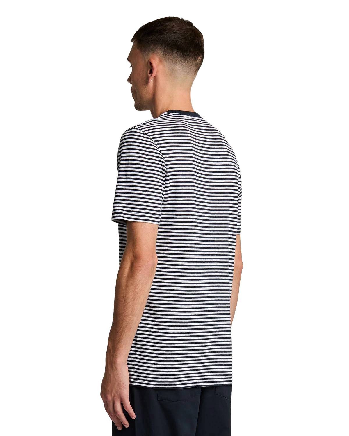 Lyle & Scott T-Shirt T-Shirt Lyle & Scott Linen Blend Breton