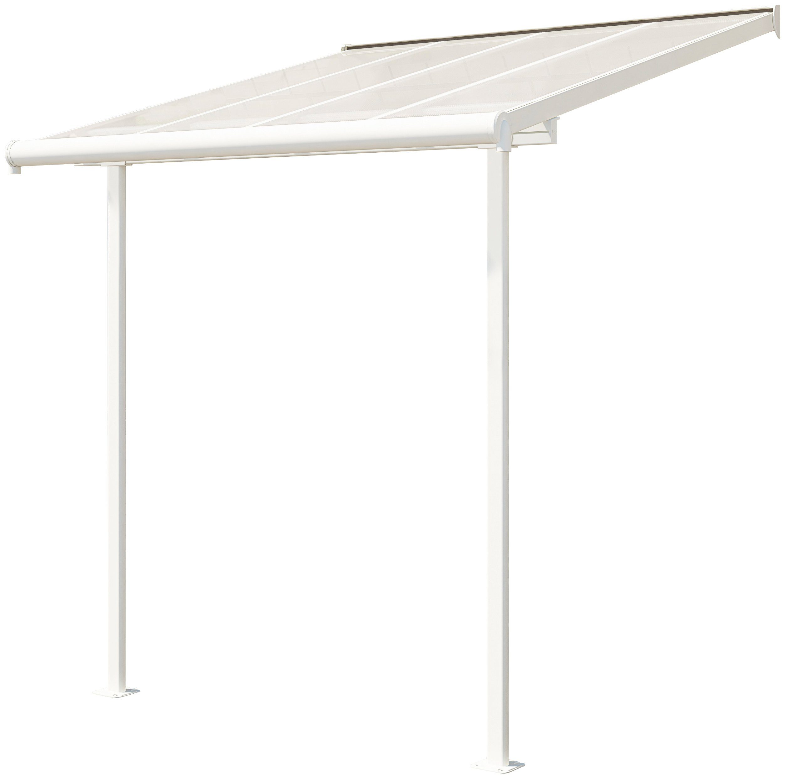 Palram Terrassendach Sierra 230 cm x 230 cm Weiß günstig online kaufen