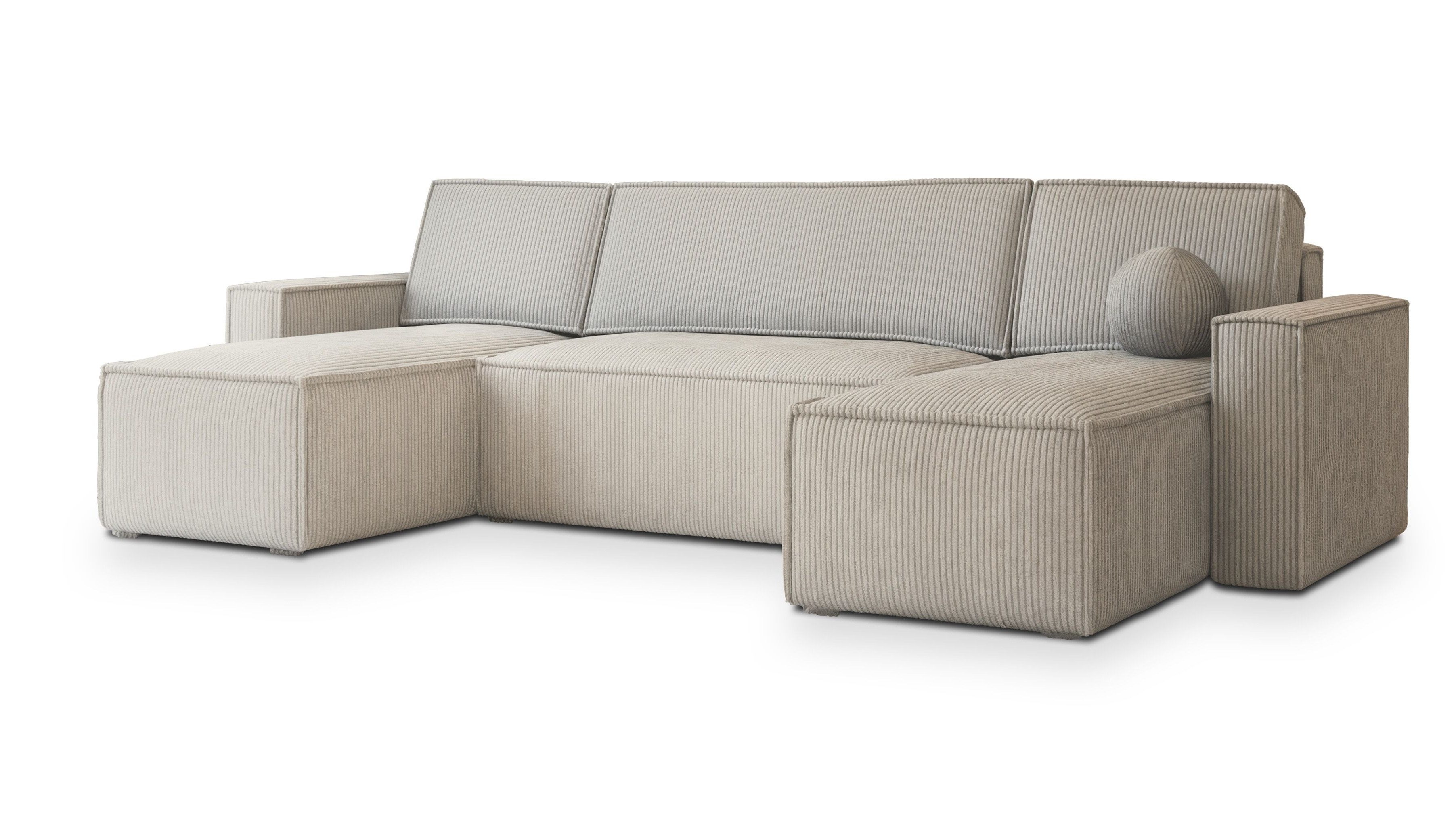 Masseno Ecksofa PESANO mit Schlaffunktion U-Form, günstig online kaufen