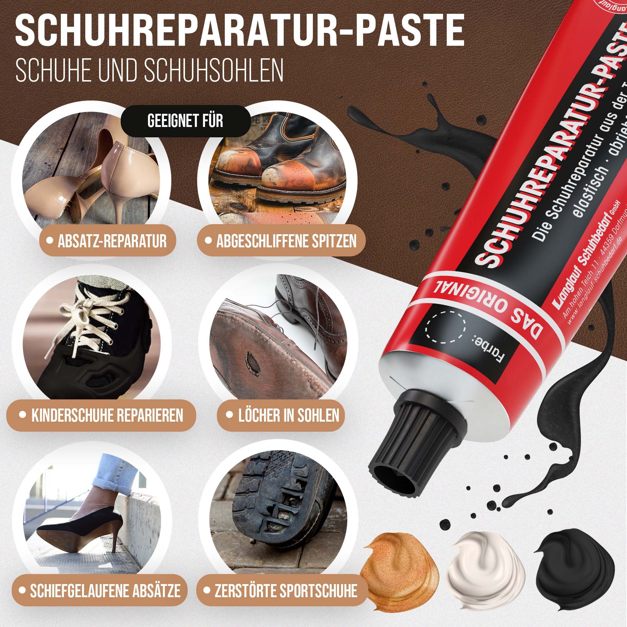 Langlauf Schuhbedarf Klebstoff Schuh Reparaturpaste, anthrazit, günstig online kaufen