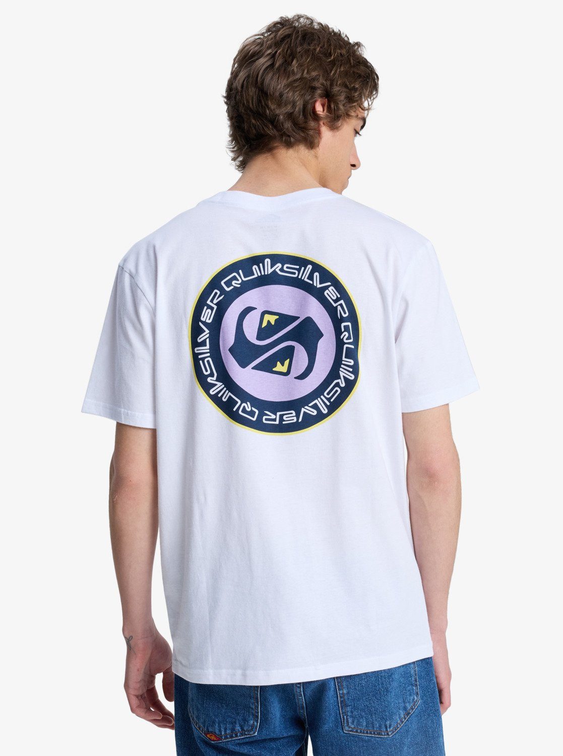 Quiksilver T-Shirt EV DUALITY SHORT SLEEVE Kurzarm-Design, aus Baumwolle, erhältlich in den Größen S bis XXL