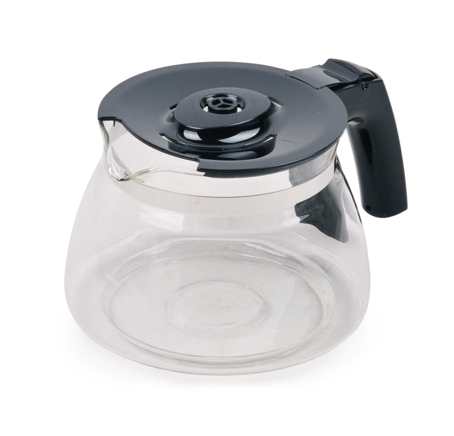 Melitta Kaffeekanne Glasskanne 6758146, 1,2 l, mit Deckel für Filterkaffeemaschine