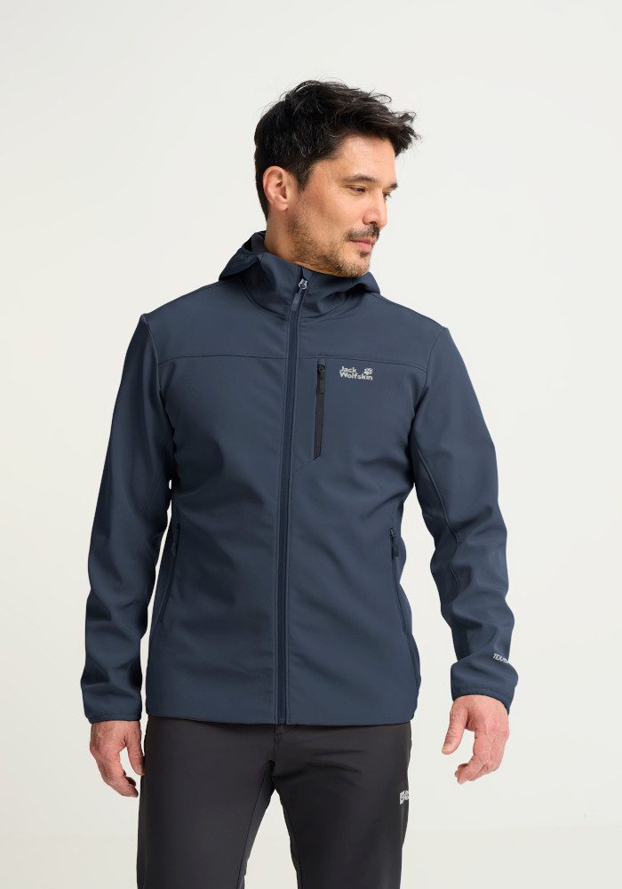 Jack Wolfskin Outdoorjacke WILD WINDS HOODED JKT M für Wandern und andere Aktivitäten im Freien