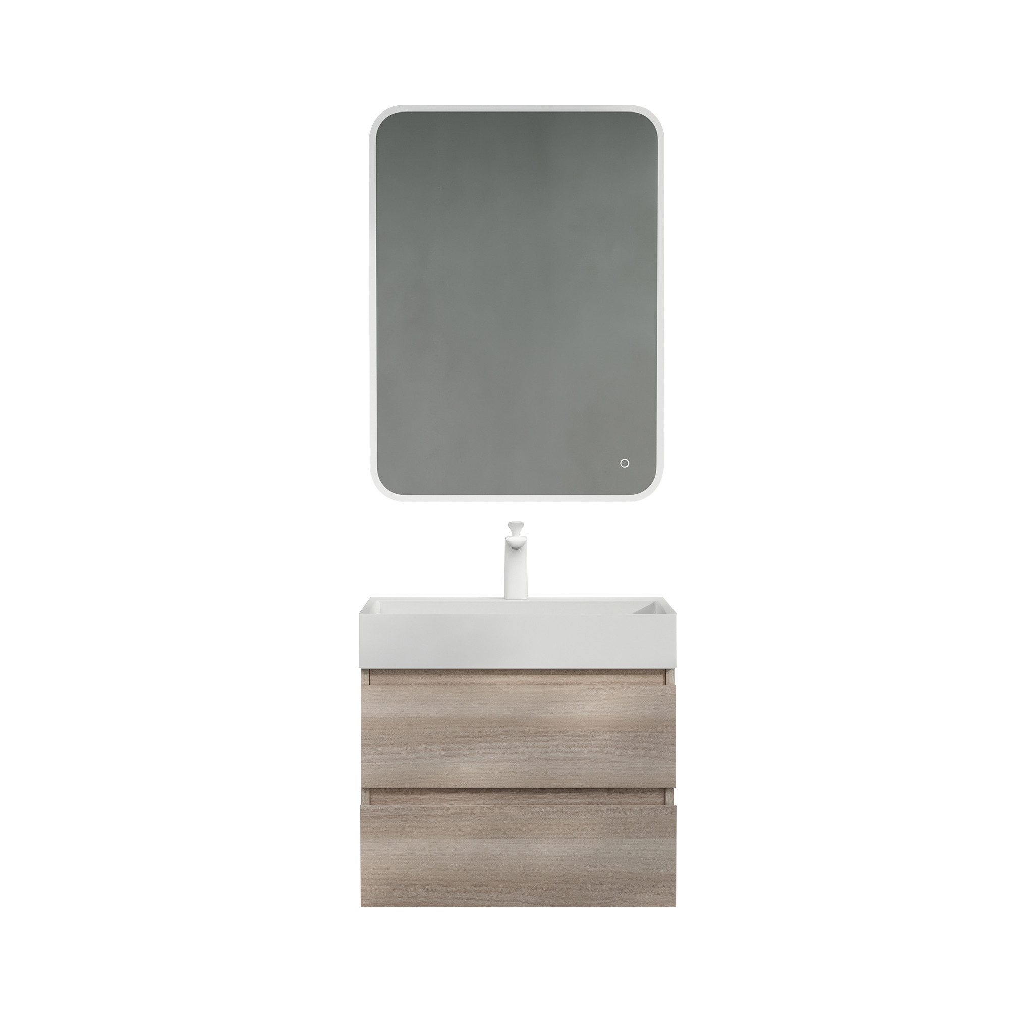 doporro Badmöbel-Set Badmöbel-set Verona Waschbecken-Unterschrank Wandmonta günstig online kaufen