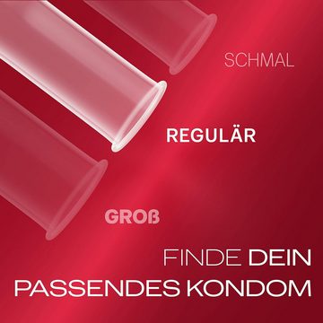 durex Kondome Gefühlsecht Classic, 8 St., mit Easy-On-Form, & Silikongleitgel