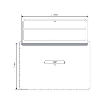 KMP Creative Lifesytle Product Laptoptasche Tasche Slim-Fit für 12" MacBook, 13" Pro, 11" Air Pink (1-tlg)