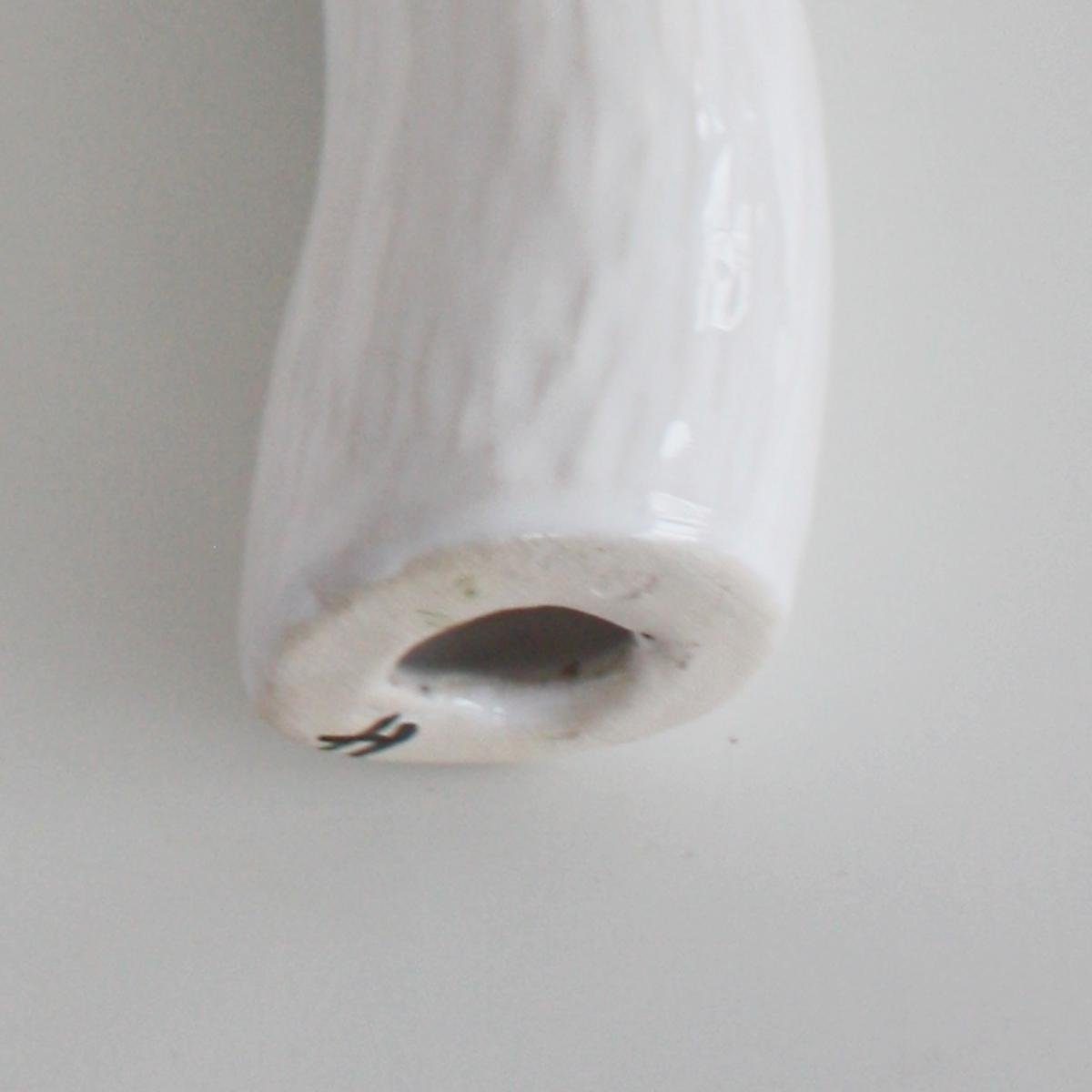 Schwanenhals ca Tangoo (Stück) H, weiß Keramikl Gartenfigur in Tangoo 19cm