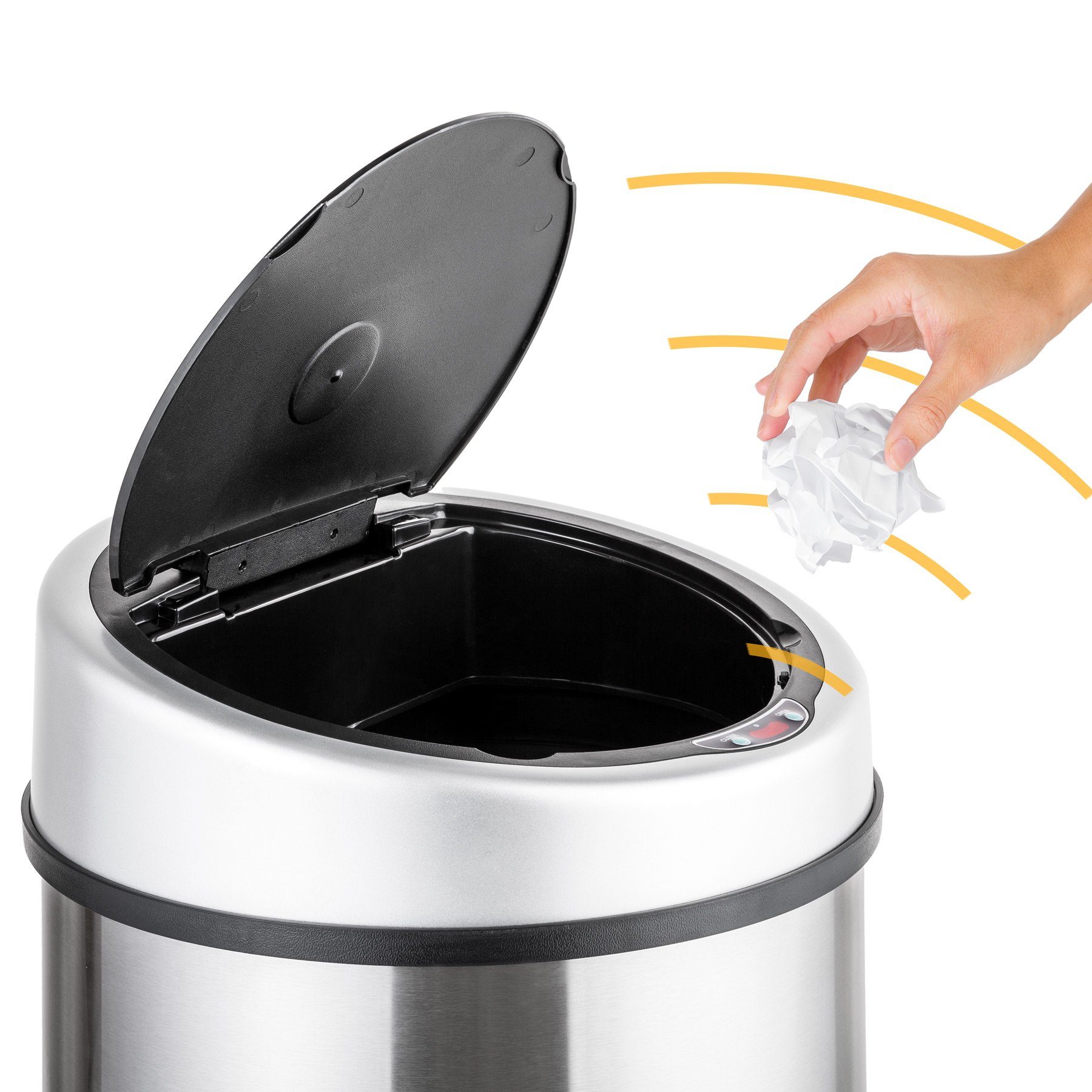 tectake Mülleimer Sensormülleimer, automatisches Öffnen und Schließen