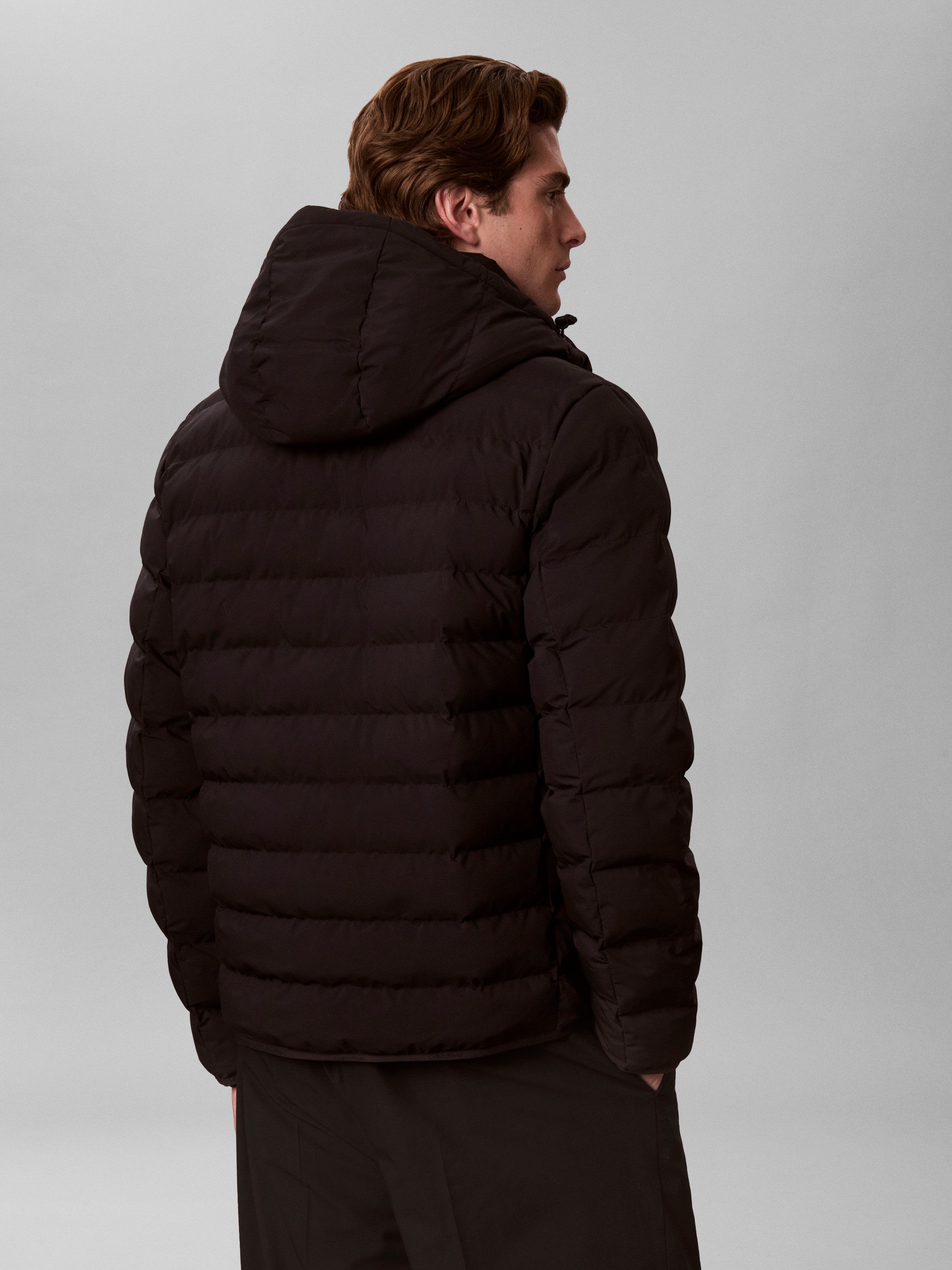 Calvin Klein Steppjacke NYLON HOODED PUFFER Regular fit mit Kapuze