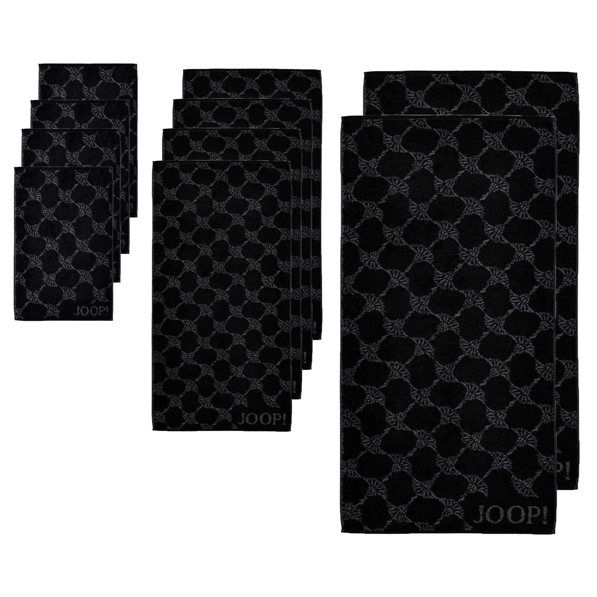 JOOP! Handtuch Unisex Handtuch 10er Pack Baumwolle, Frottier (Set, 10-St)