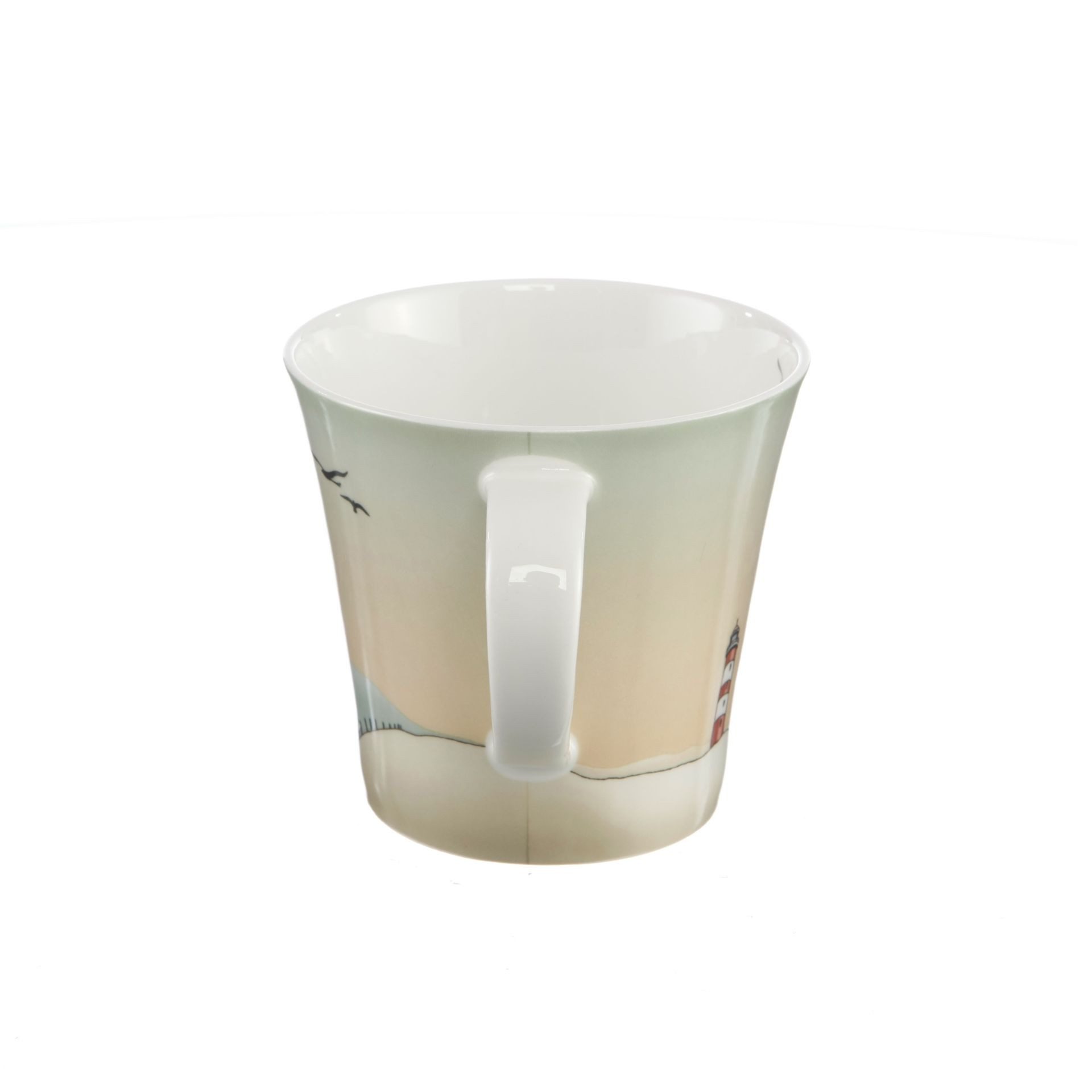 Goebel Tasse Lighthouse 10x9.5x13 cm, Porzellan, Spülmaschinengeeignet; Mikrowellengeeignet