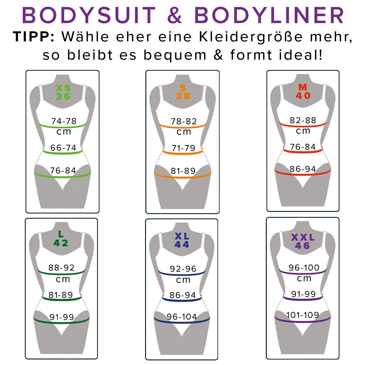 Miss Perfect Shaping-Kleid 36208 figurformendes und nahtloses Unterkleid in Größe S-2XL (38-46)